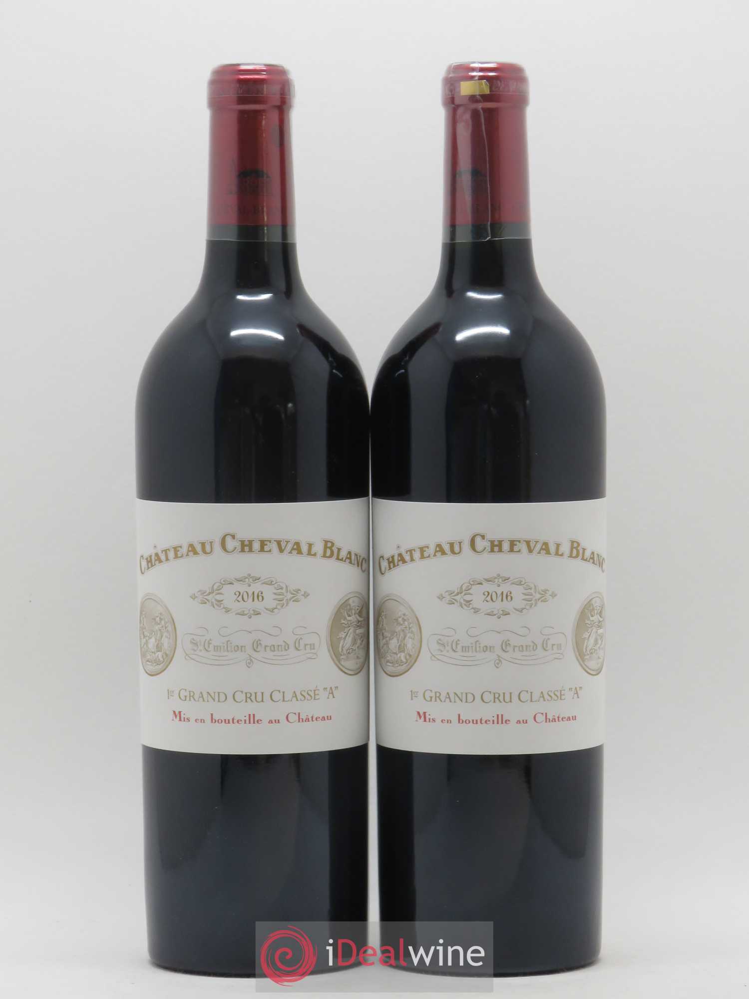 Château Cheval Blanc 1er Grand Cru Classé A 2016 - Lot de 2 bouteilles - 0