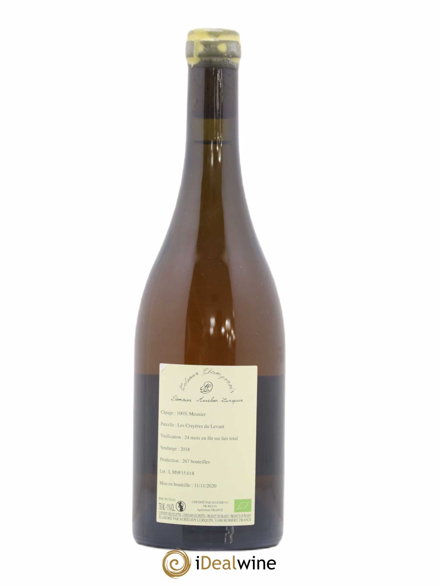 100% Meunier Aurélien Lurquin 2018 - Lot de 1 bouteille - 1
