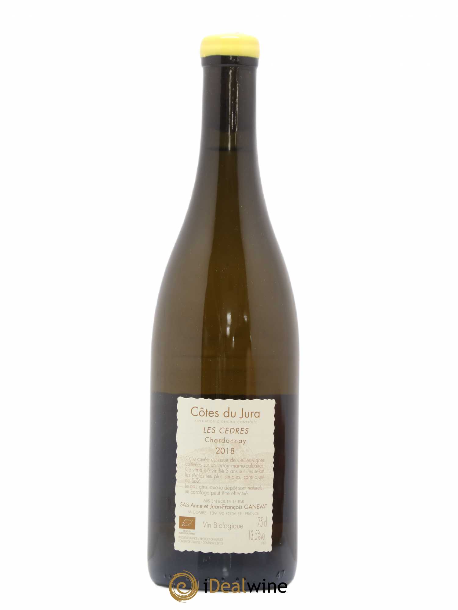 Vin de France (anciennement Côtes du Jura) Les Cèdres Anne et Jean François Ganevat 2018 - Lot of 1 bottle - 1