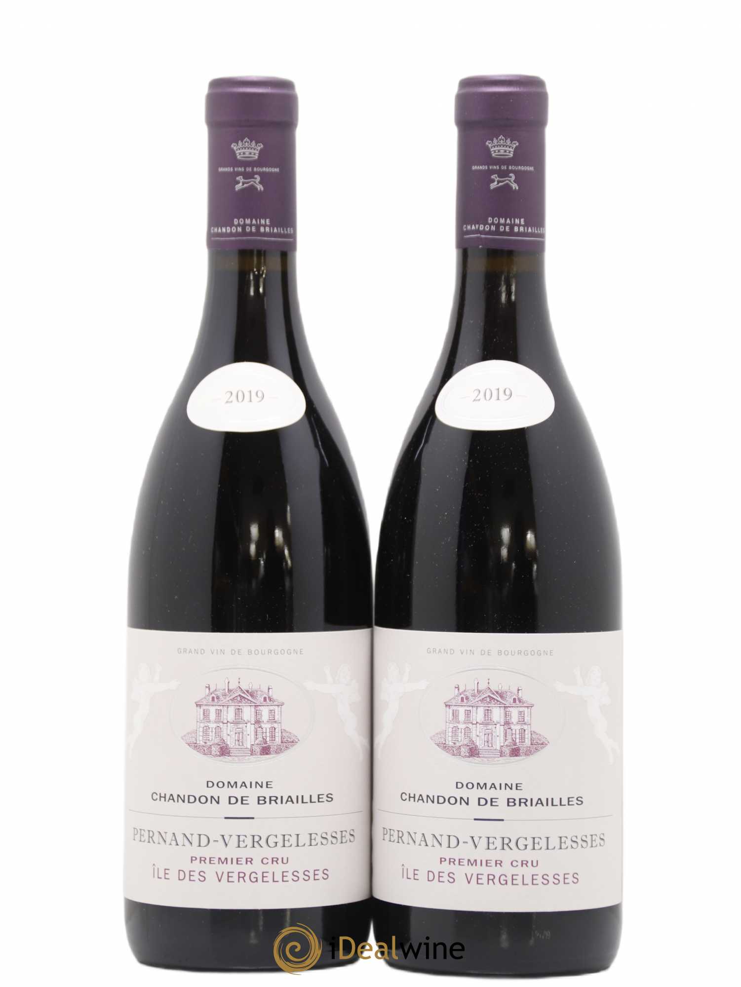 Pernand-Vergelesses 1er Cru Ile des Vergelesses Chandon de Briailles 2019 - Lot de 2 bouteilles - 0