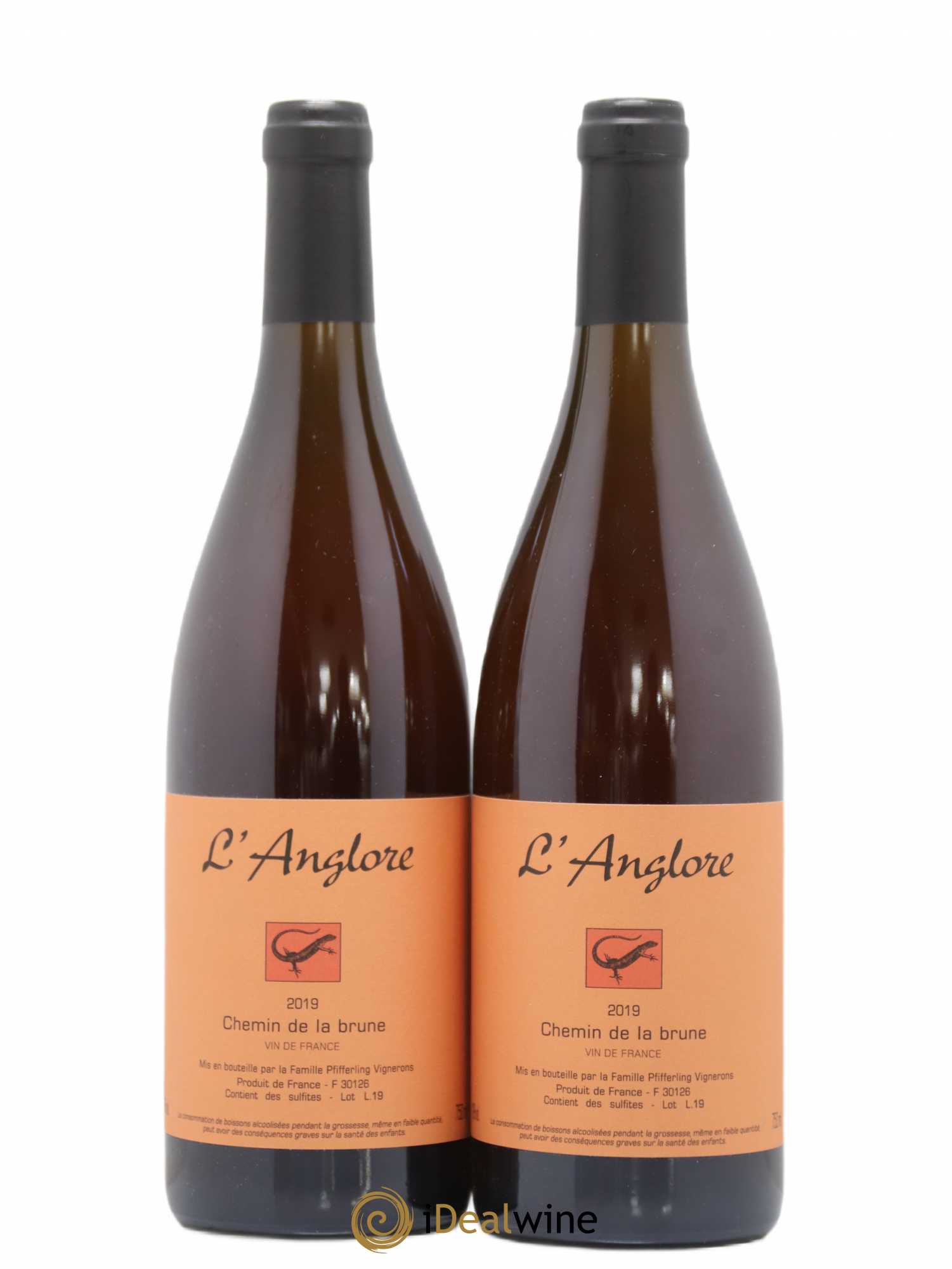 Vin de France Chemin de la brune L'Anglore 2019 - Lot de 2 bouteilles - 0