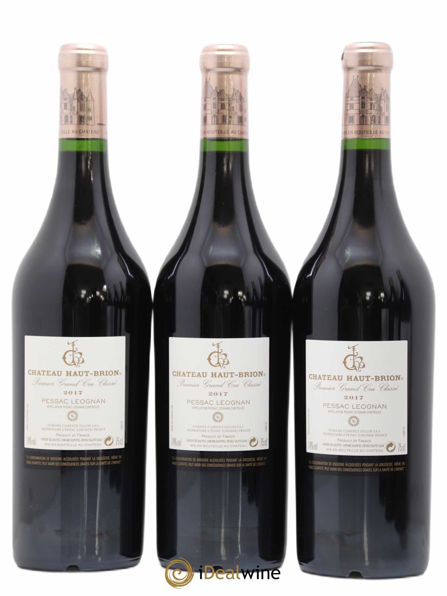 Château Haut Brion 1er Grand Cru Classé 2017 - Lot de 6 bouteilles - 2