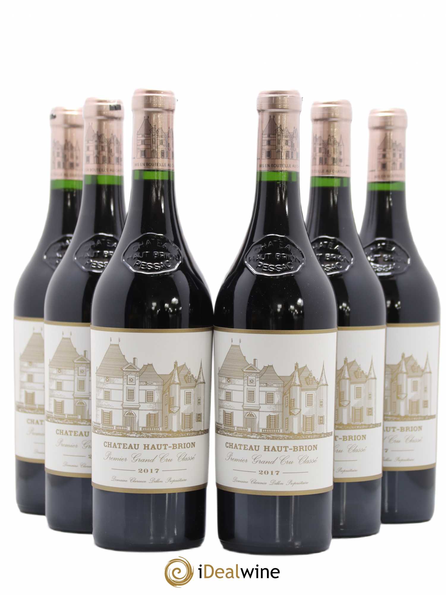 Château Haut Brion 1er Grand Cru Classé 2017 - Lot de 6 bouteilles - 0