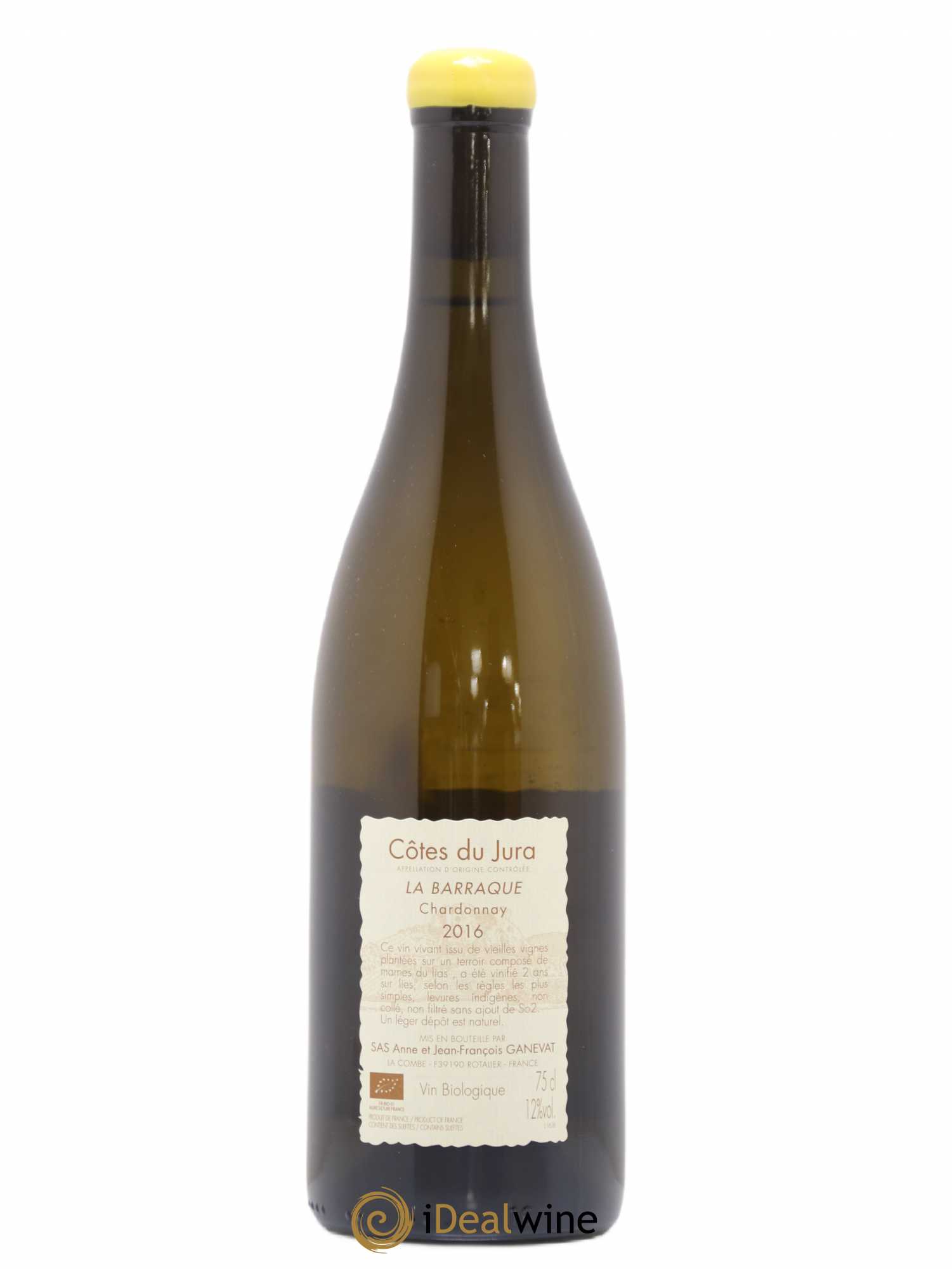 Côtes du Jura La Barraque Chardonnay Anne et Jean François Ganevat  2016 - Lot of 1 bottle - 1
