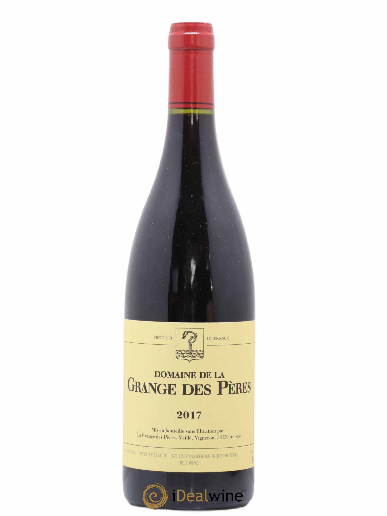 IGP Pays d'Hérault Grange des Pères Laurent Vaillé 2017 - Lot of 1 bottle - 0