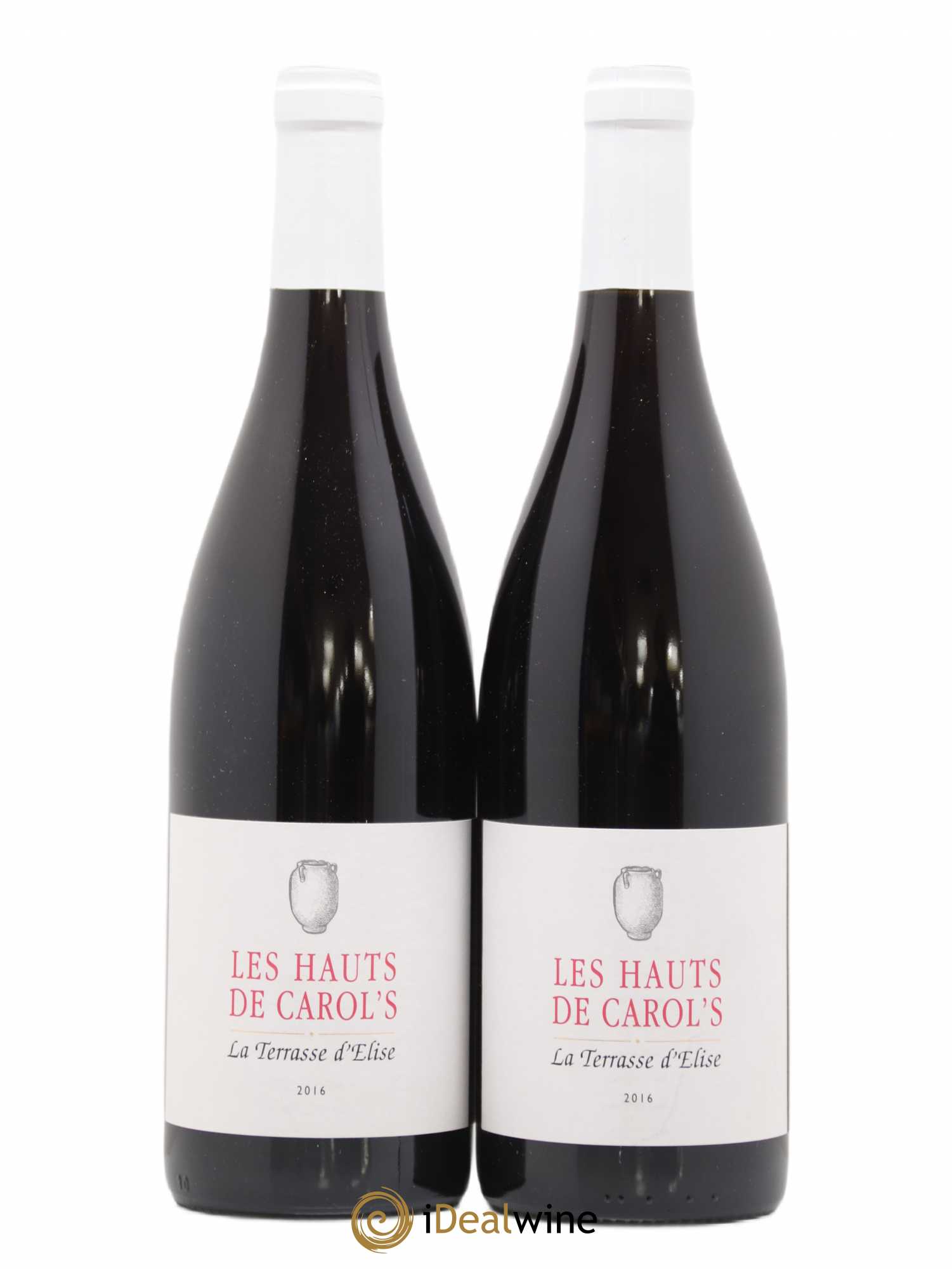 IGP Pays d'Hérault Les Hauts de Carol's Terrasse d'Elise (Domaine de la) 2016 - Lot of 2 bottles - 0