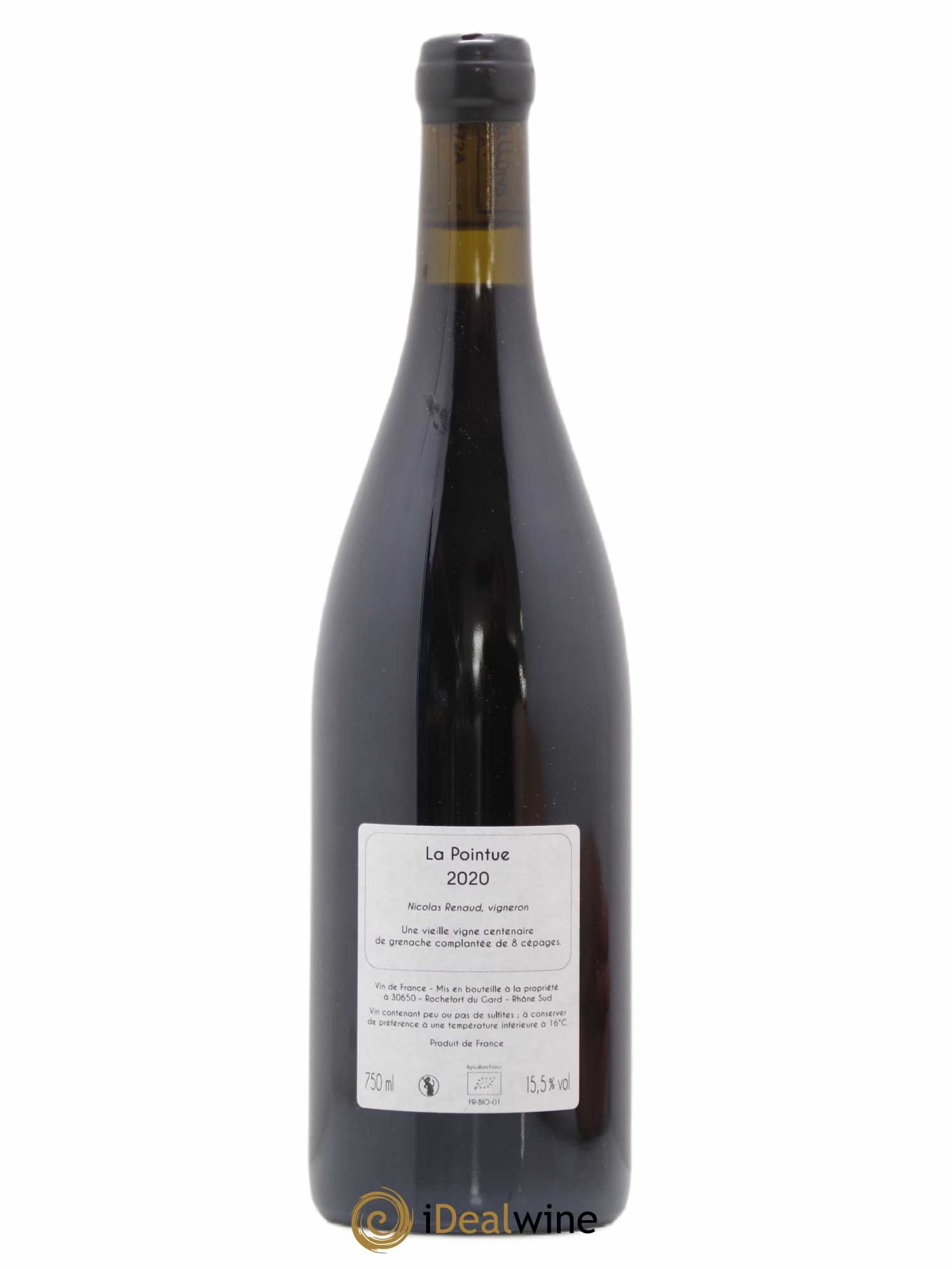 Vin de France La Pointue Clos des Grillons 2020 - Lot de 1 bouteille - 1