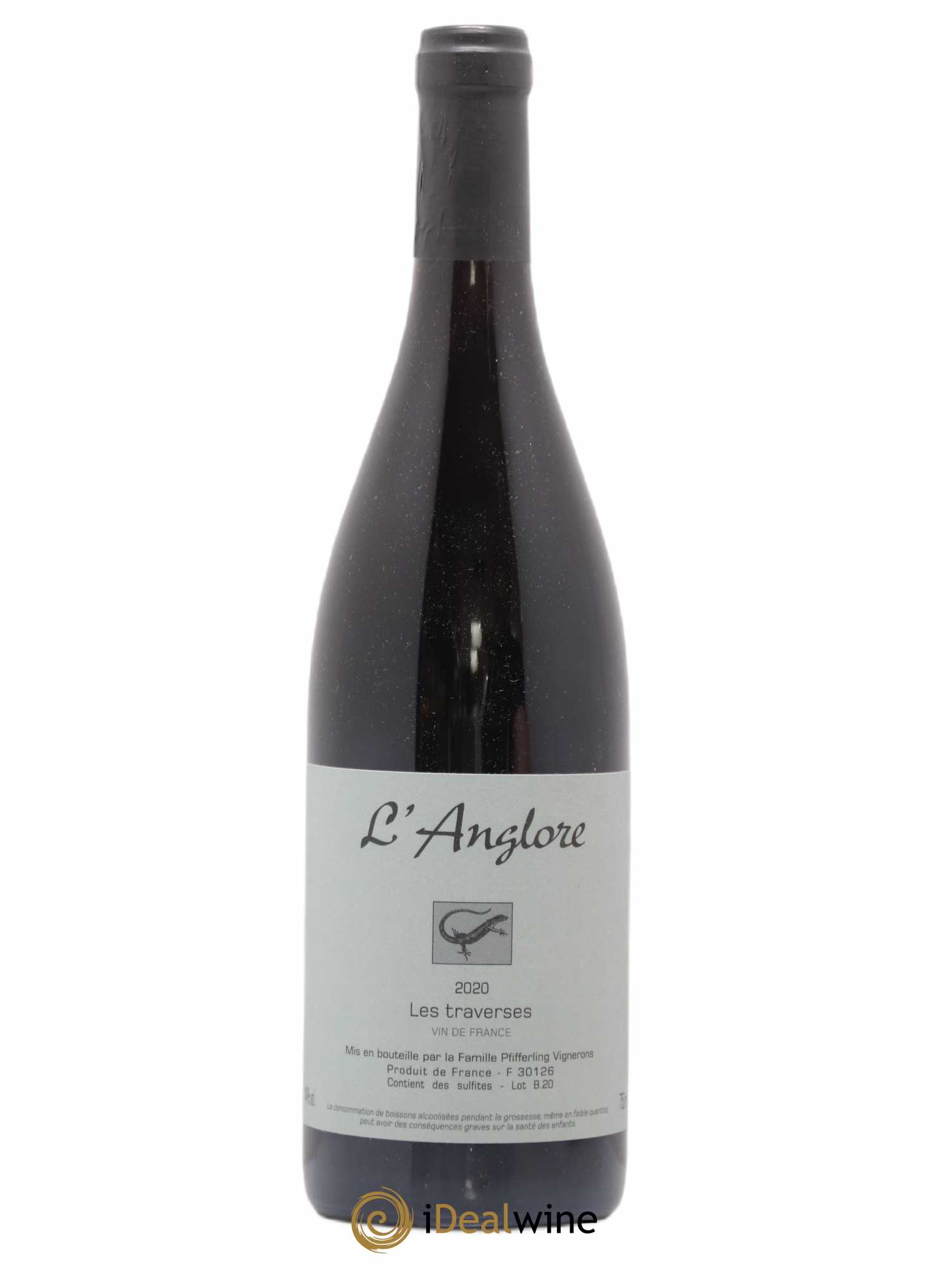 Vin de France Les Traverses L'Anglore 2020 - Lot de 1 bouteille - 0