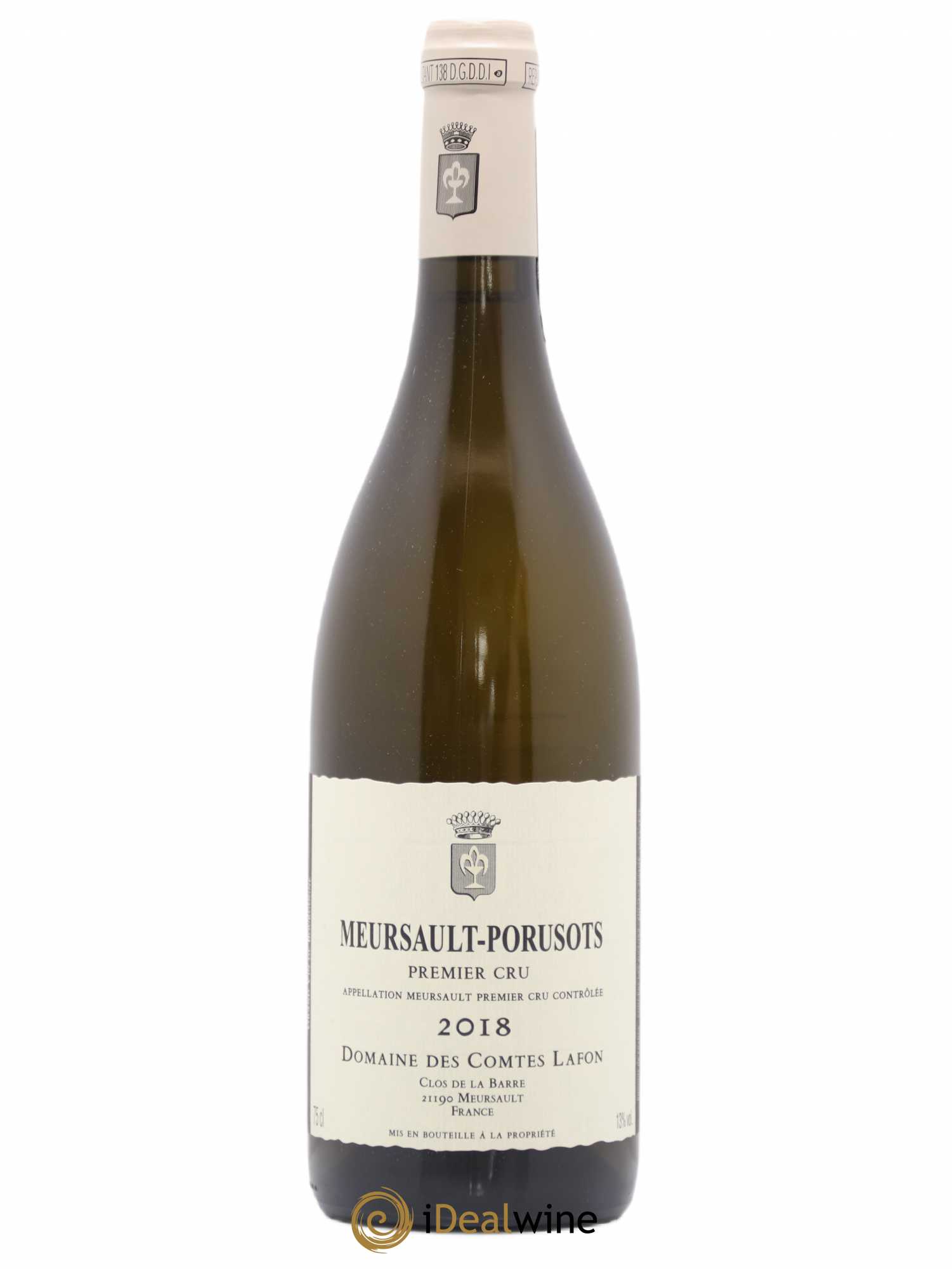 Meursault 1er Cru Porusots Comtes Lafon (Domaine des) 2018 - Lot de 1 bouteille - 0