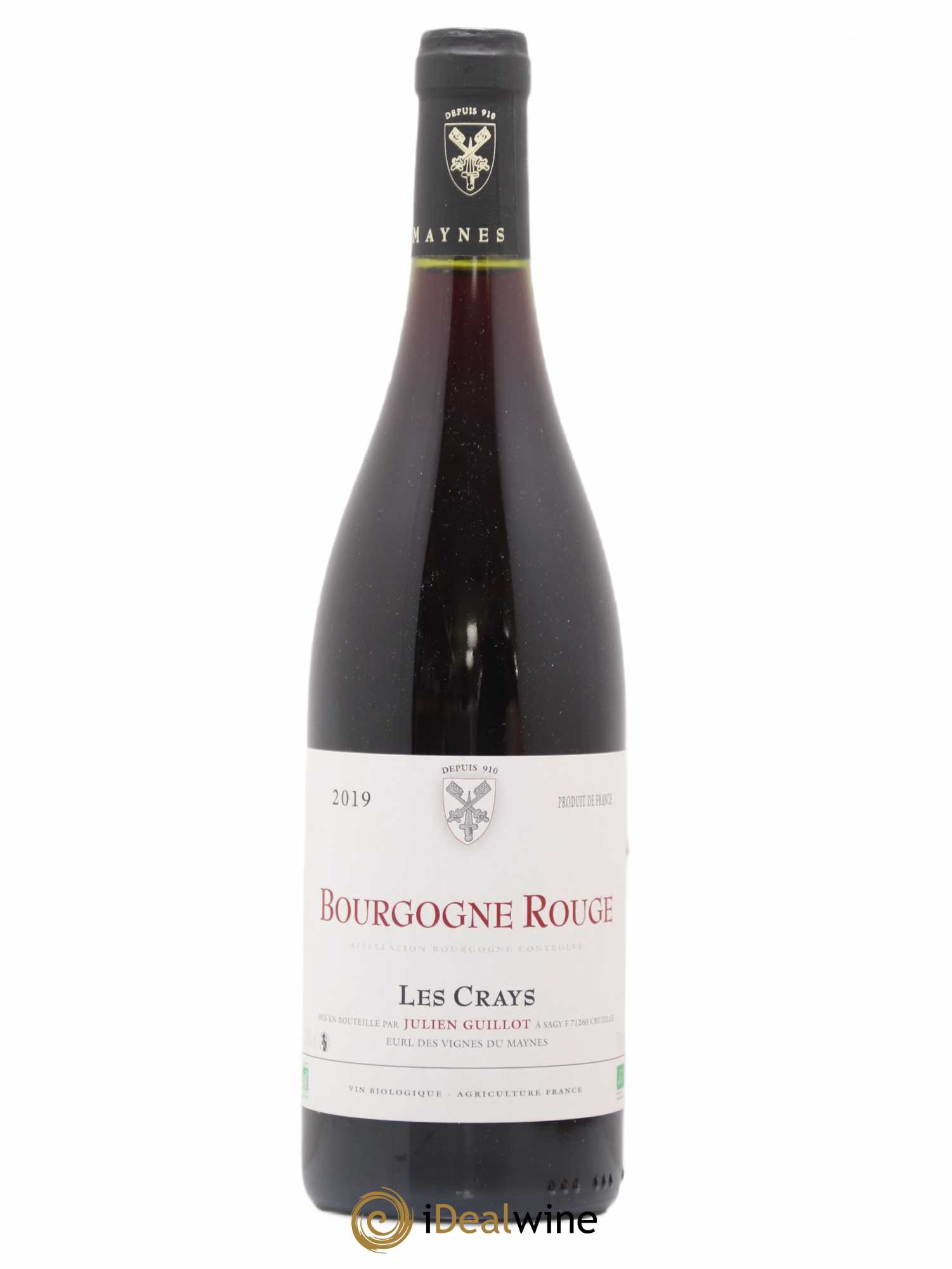 Bourgogne Les Crays Les Vignes du Maynes 2019 - Lot de 1 bouteille - 0