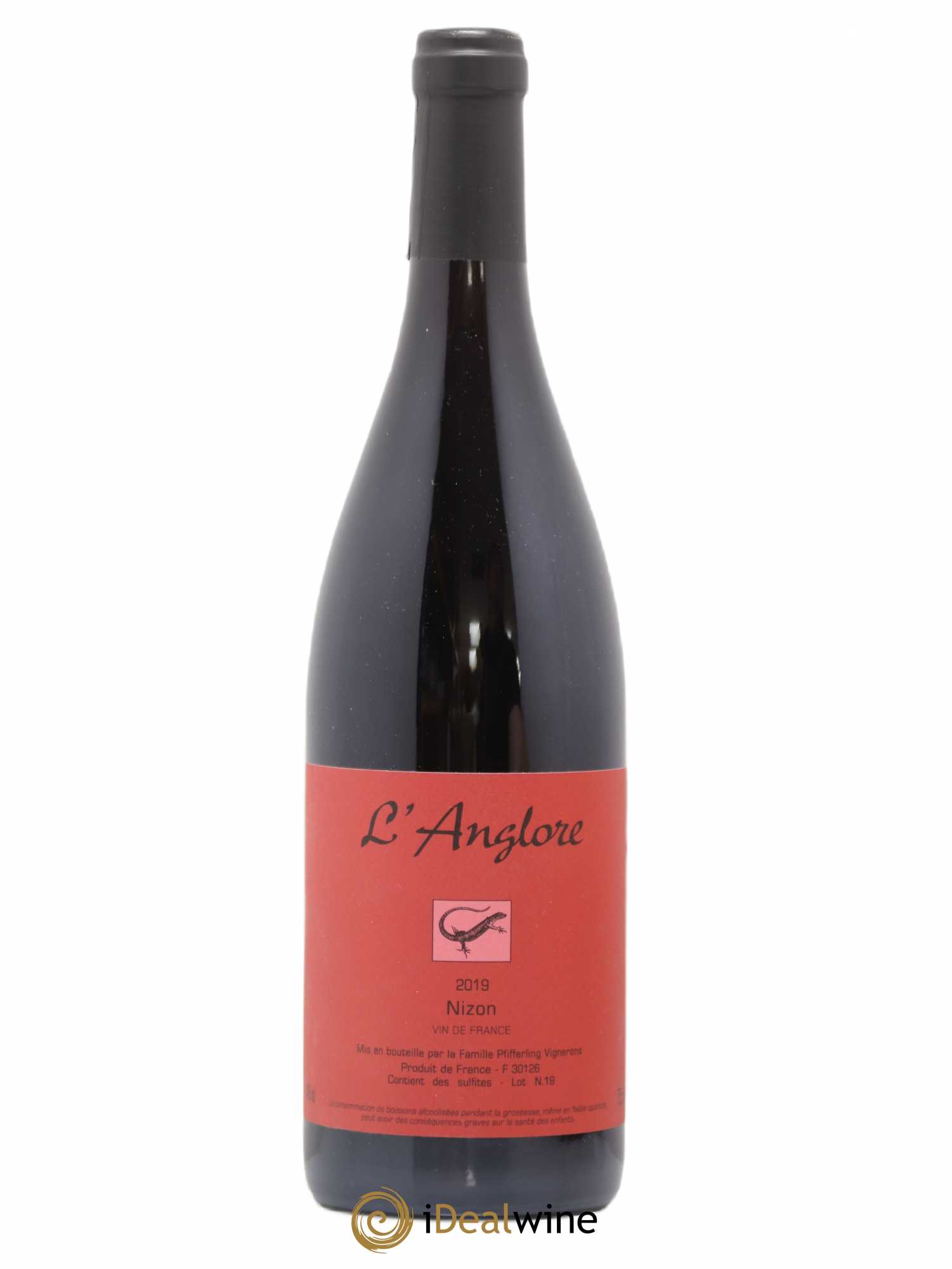 Vin de France Nizon L'Anglore  2019 - Lot of 1 bottle - 0