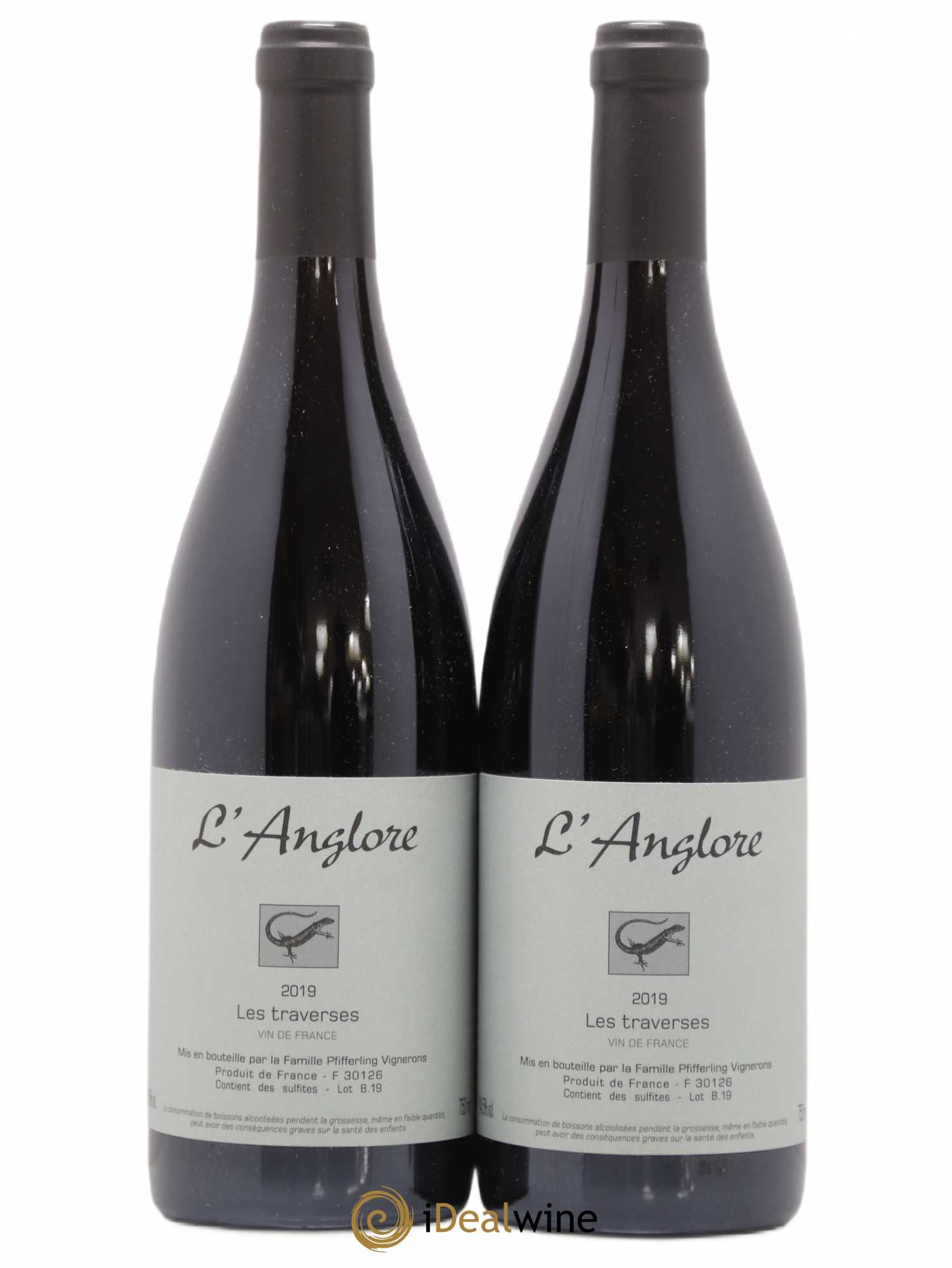 Vin de France Les Traverses L'Anglore 2019 - Lot of 2 bottles - 0
