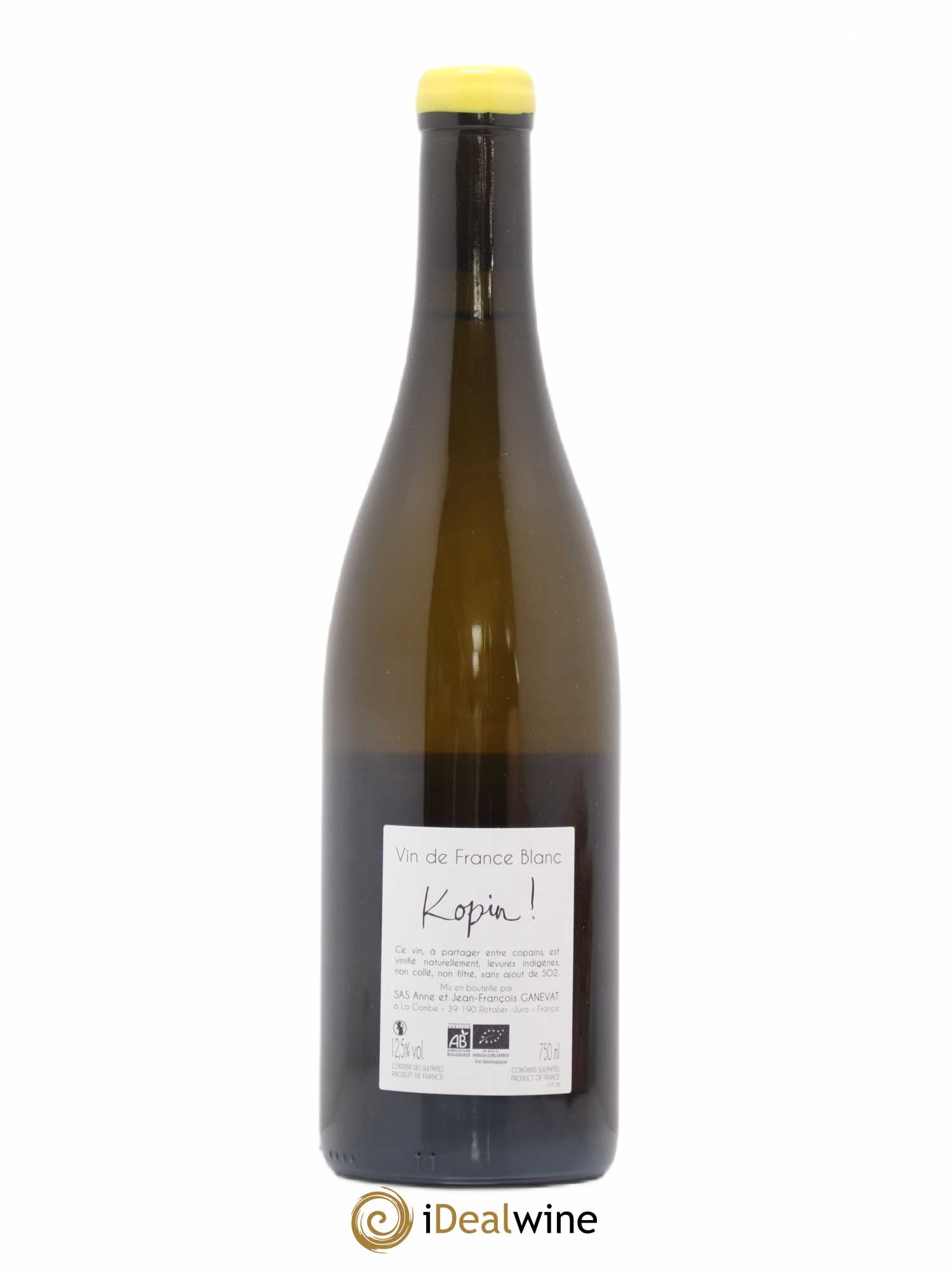 Vin de France Kopin Anne et Jean François Ganevat - Lot de 1 bouteille - 1