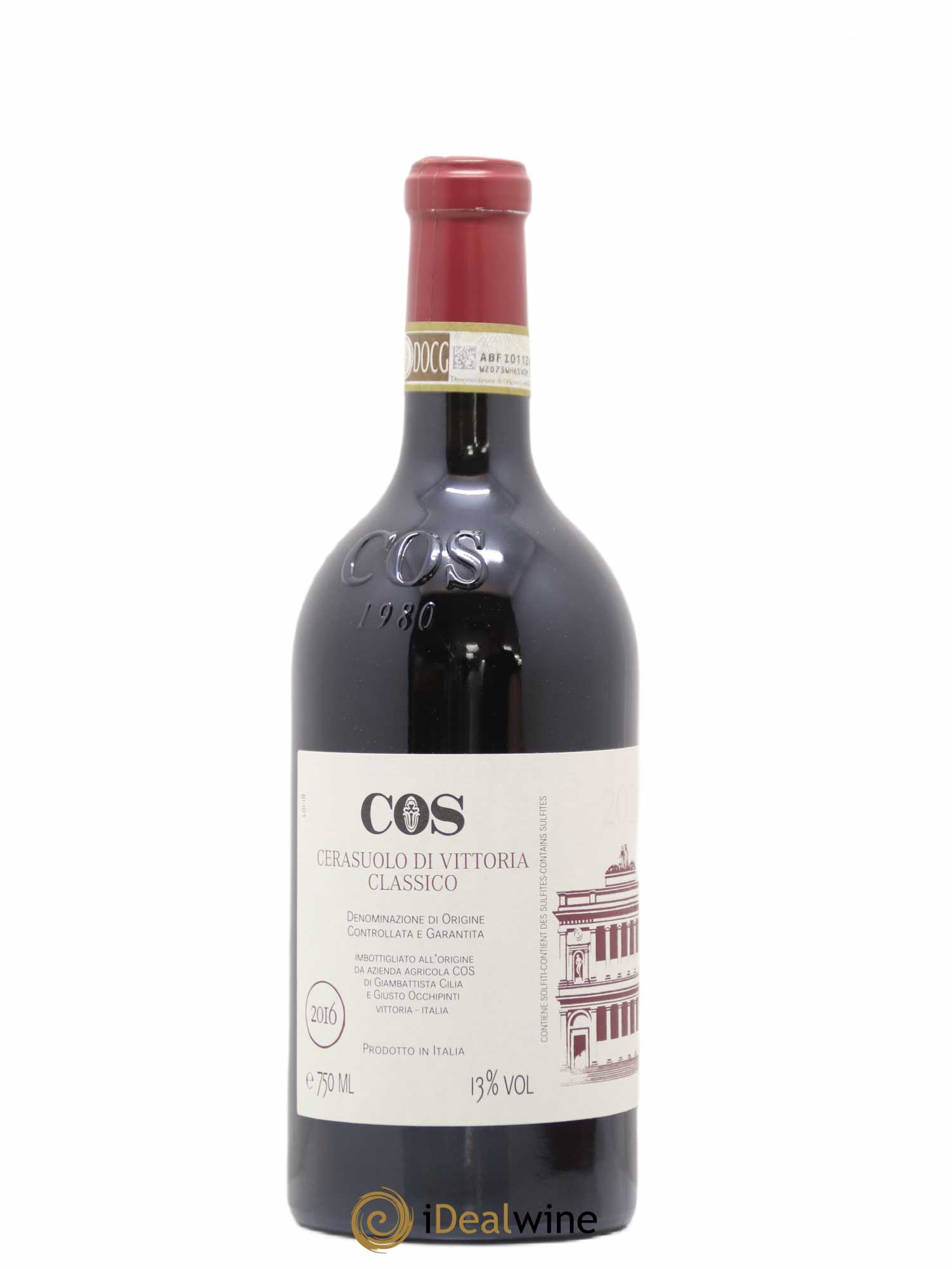Cerasuolo di Vittoria Classico DOCG Azienda Agricola Cos 2016 - Lot de 1 bouteille - 0