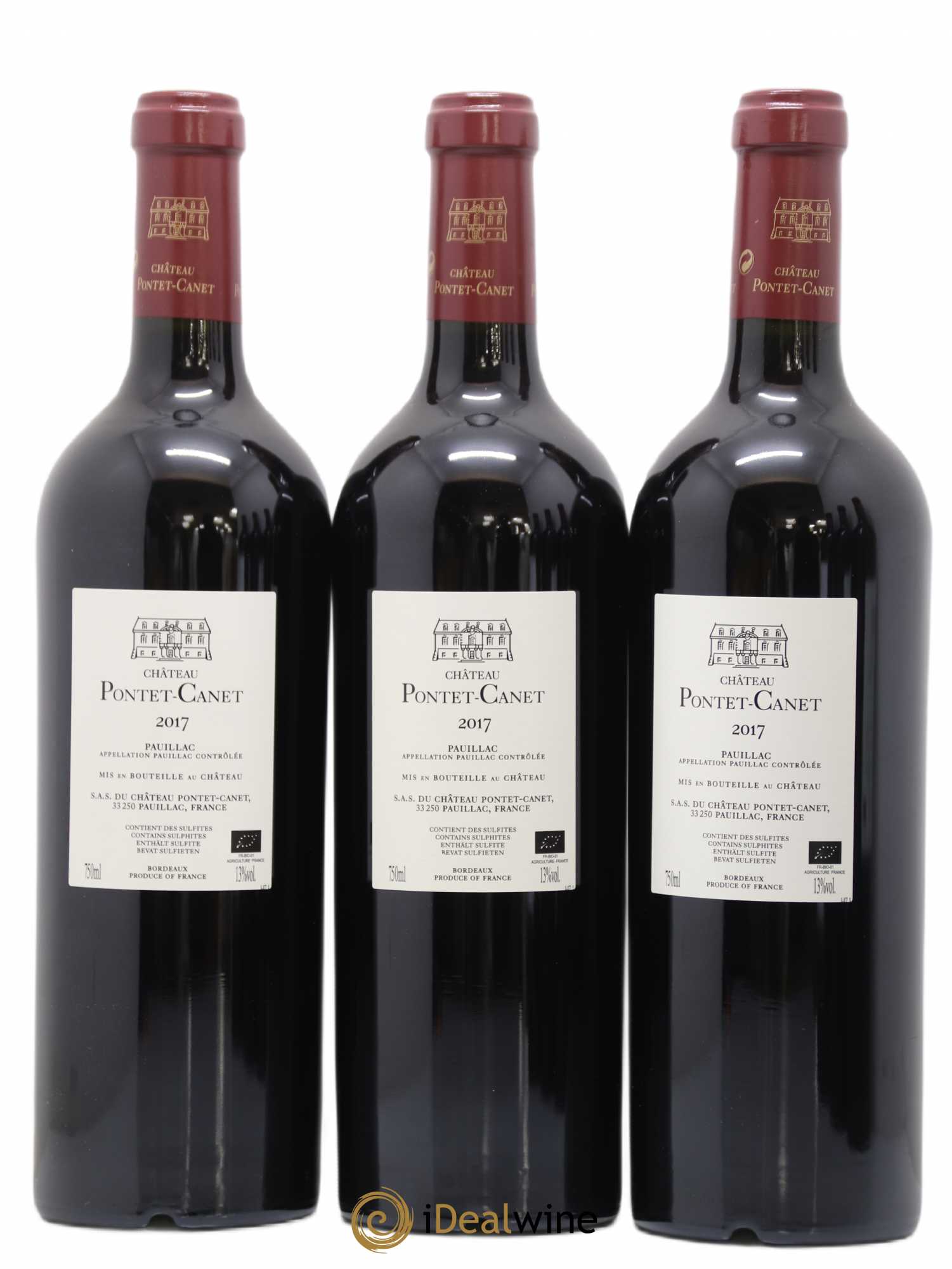 Château Pontet Canet 5ème Grand Cru Classé 2017 - Lot de 6 bouteilles - 2