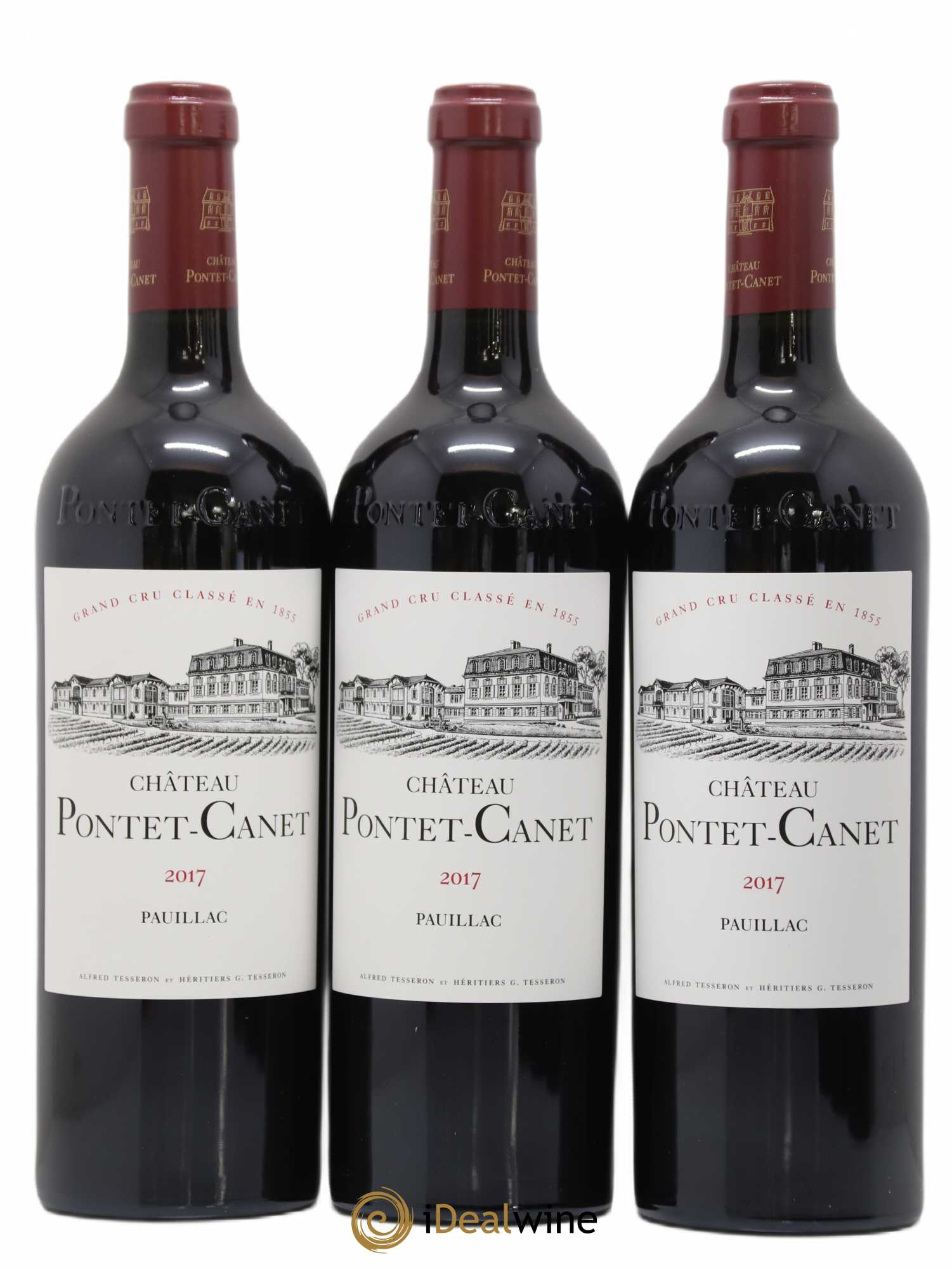Château Pontet Canet 5ème Grand Cru Classé 2017 - Lot de 6 bouteilles - 3