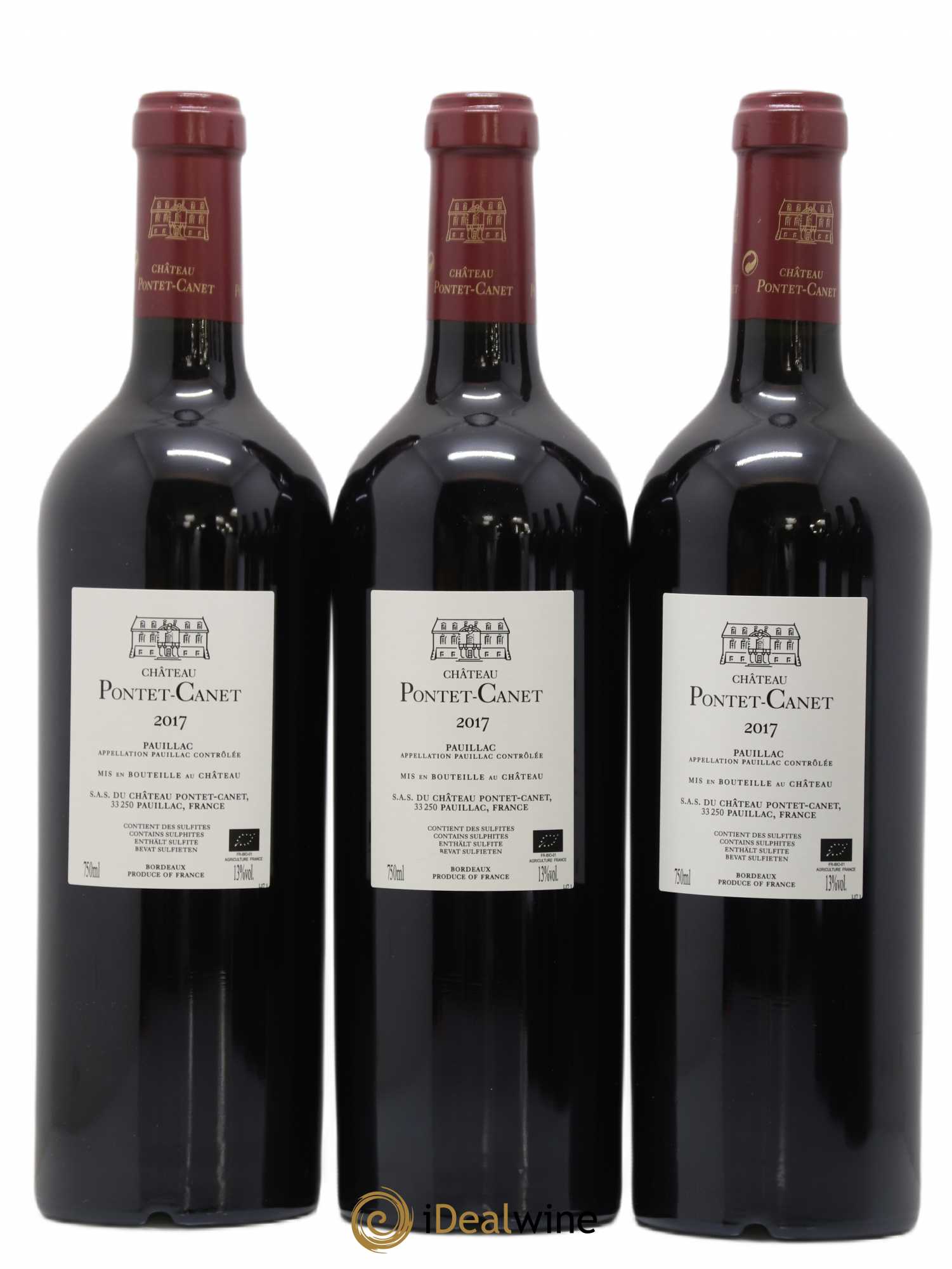 Château Pontet Canet 5ème Grand Cru Classé 2017 - Lot de 6 bouteilles - 4