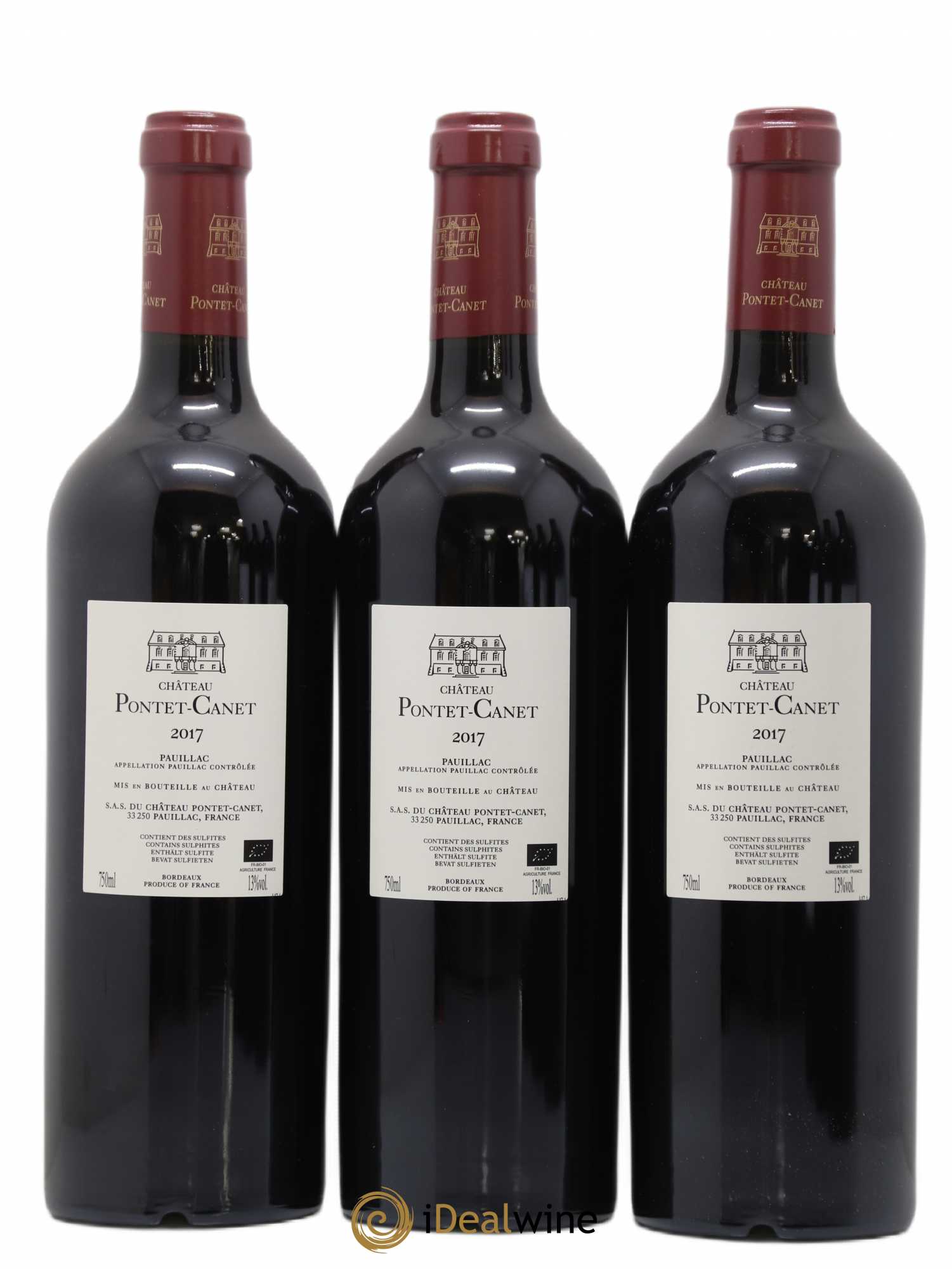 Château Pontet Canet 5ème Grand Cru Classé 2017 - Lot de 6 bouteilles - 2