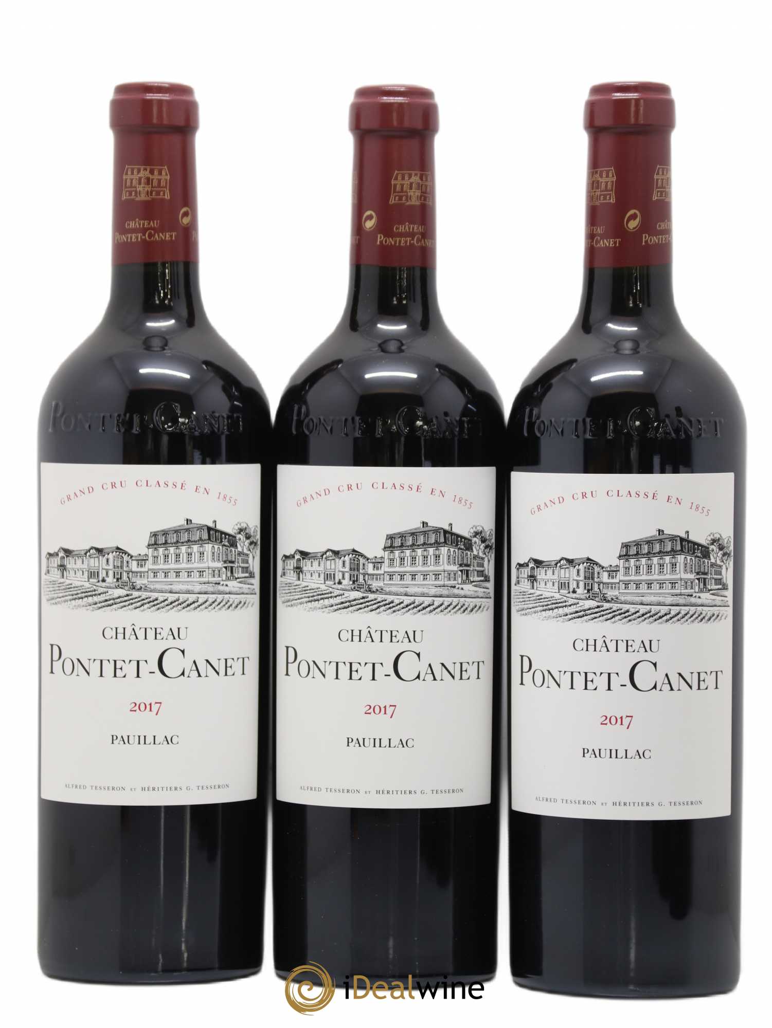 Château Pontet Canet 5ème Grand Cru Classé 2017 - Lot de 6 bouteilles - 3
