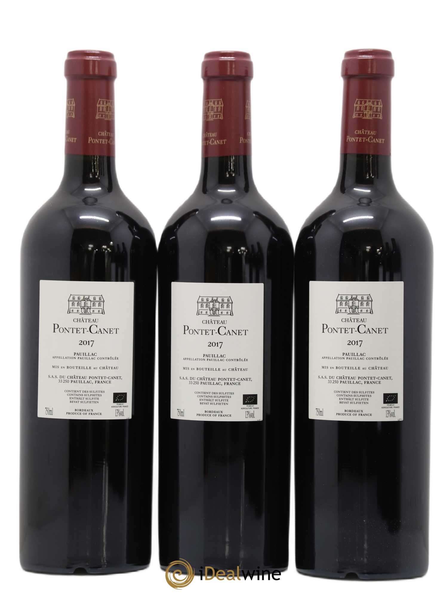 Château Pontet Canet 5ème Grand Cru Classé 2017 - Lot de 6 bouteilles - 4