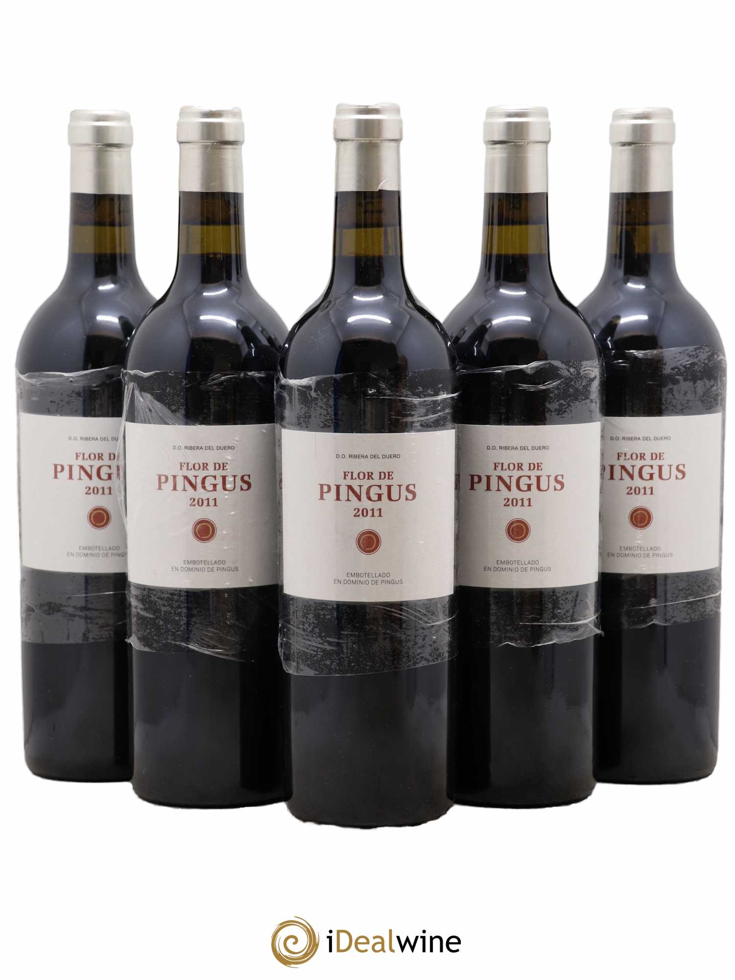 Ribera Del Duero Flor de Pingus Dominio de Pingus - Peter Sisseck  2011 - Lot de 5 bouteilles - 0