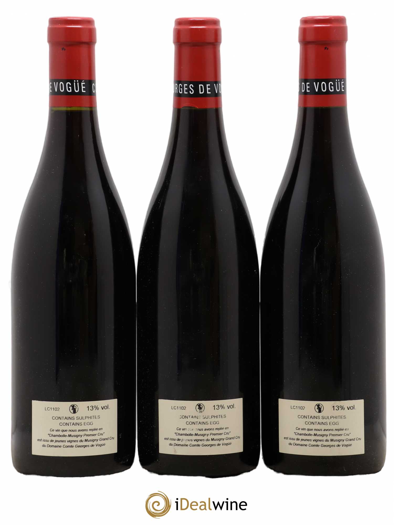 Chambolle-Musigny 1er Cru Comte Georges de Vogüé 2010 - Posten von 3 Flaschen - 1