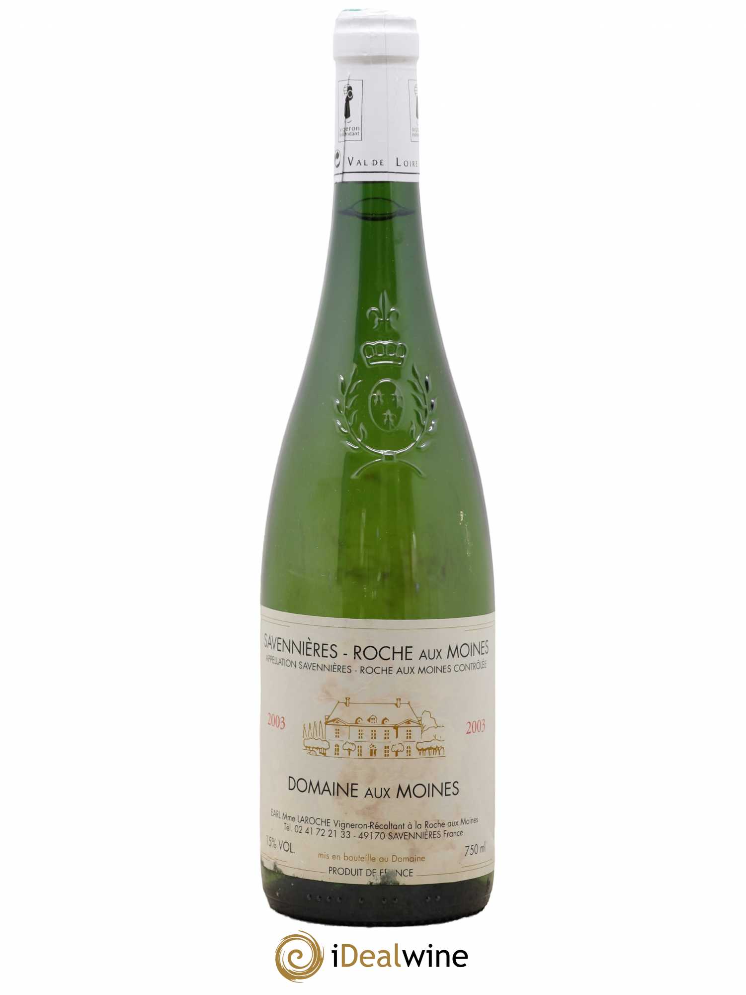 Savennières Roche aux Moines Domaine aux Moines 2003 - Lot of 1 bottle - 0