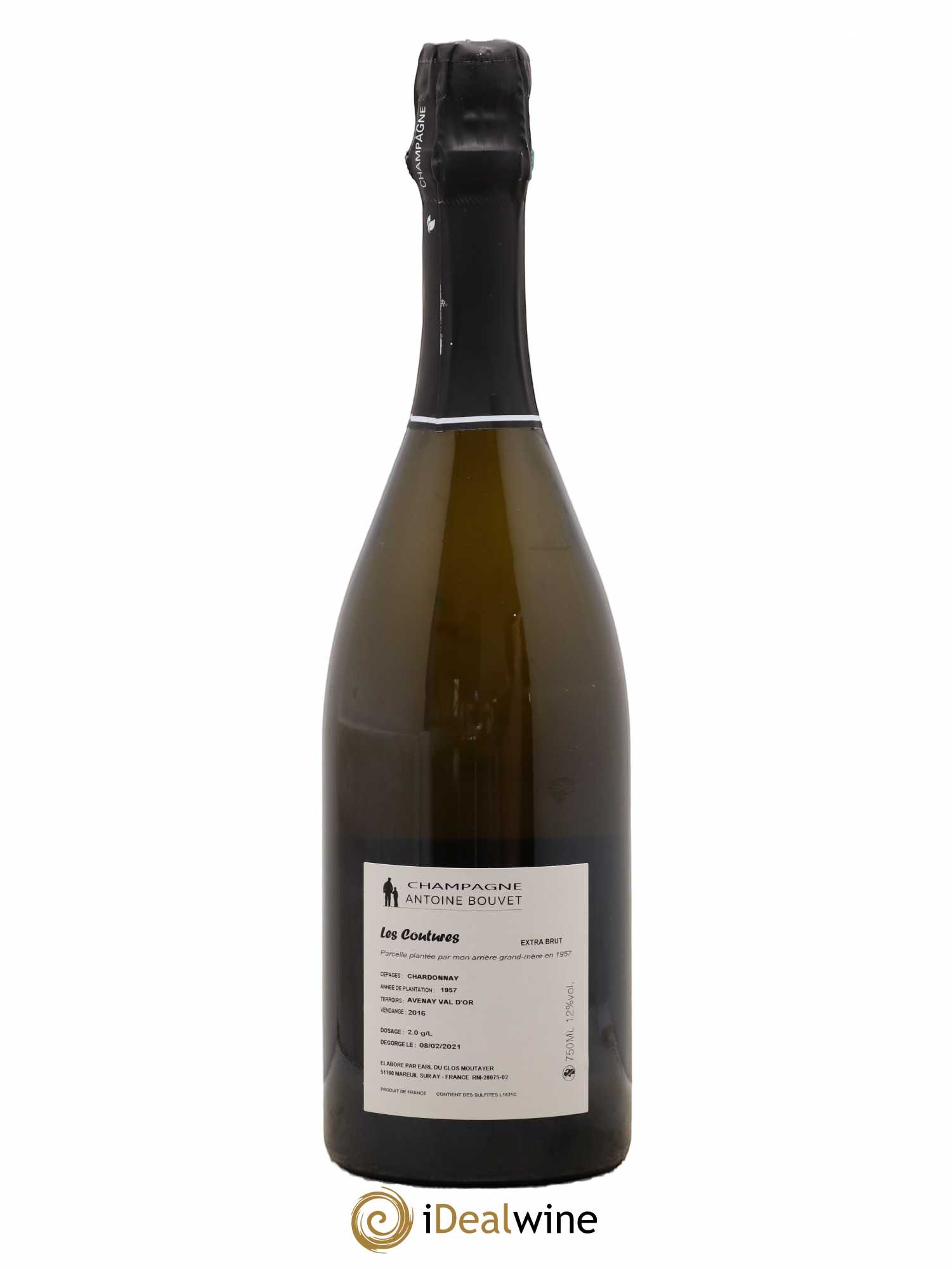 Les Coutures Extra-Brut Antoine Bouvet Antoine Bouvet Les Coutures 2016 - Lot of 1 bottle - 1