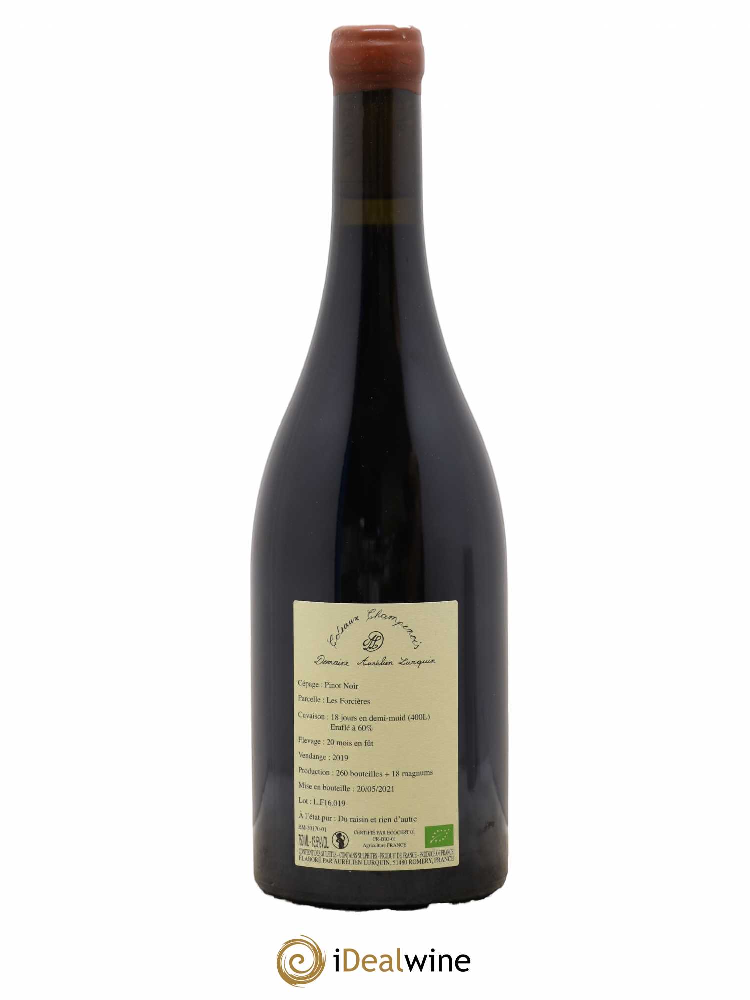 Pinot Noir Les Forcières à l'état pur Aurélien Lurquin Les Forcières Aurélien Lurquin 2019 - Lotto di 1 bottiglia - 1