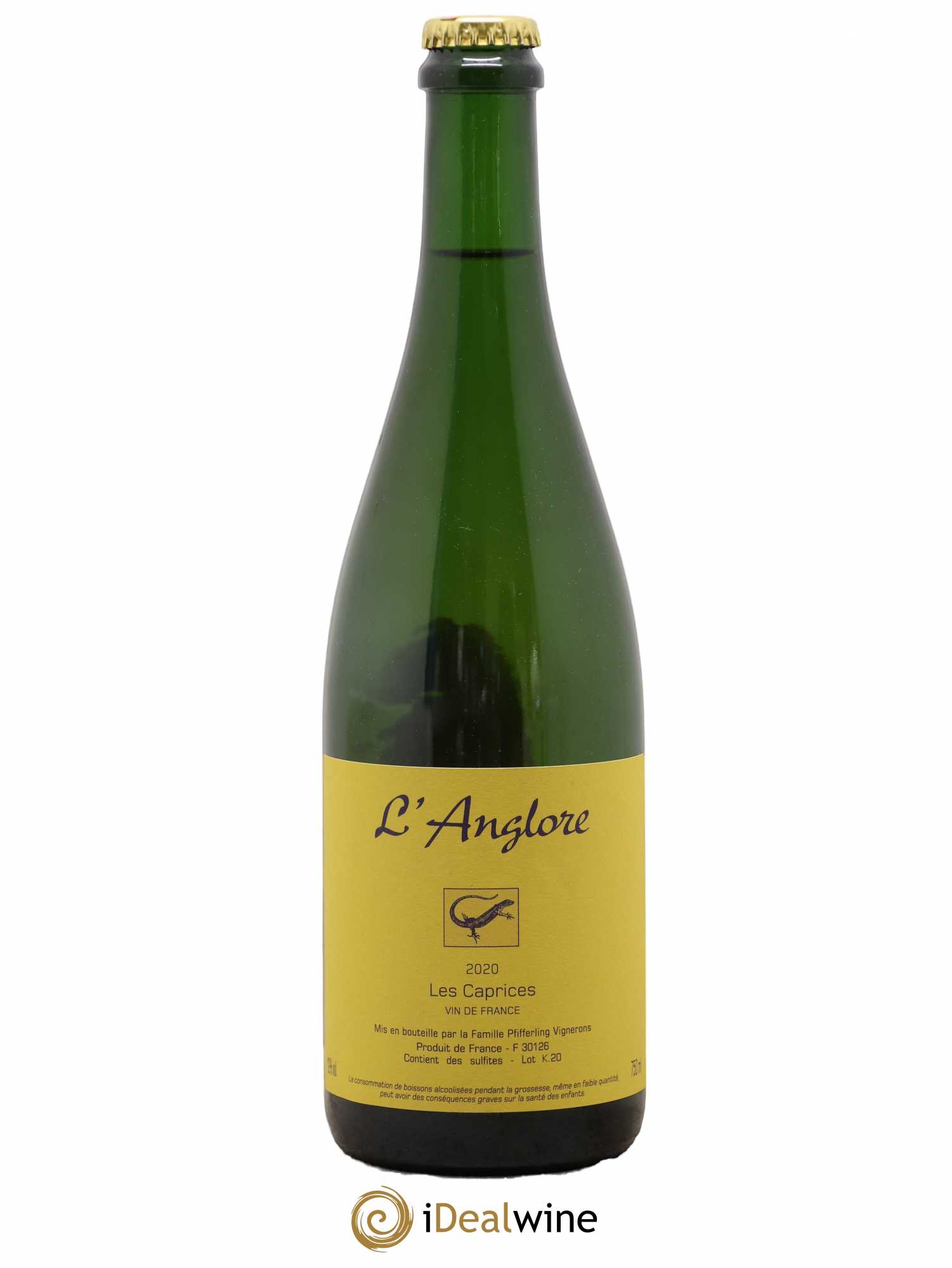 Vin de France Les Caprices Anglore 2020 - Lot de 1 bouteille - 0