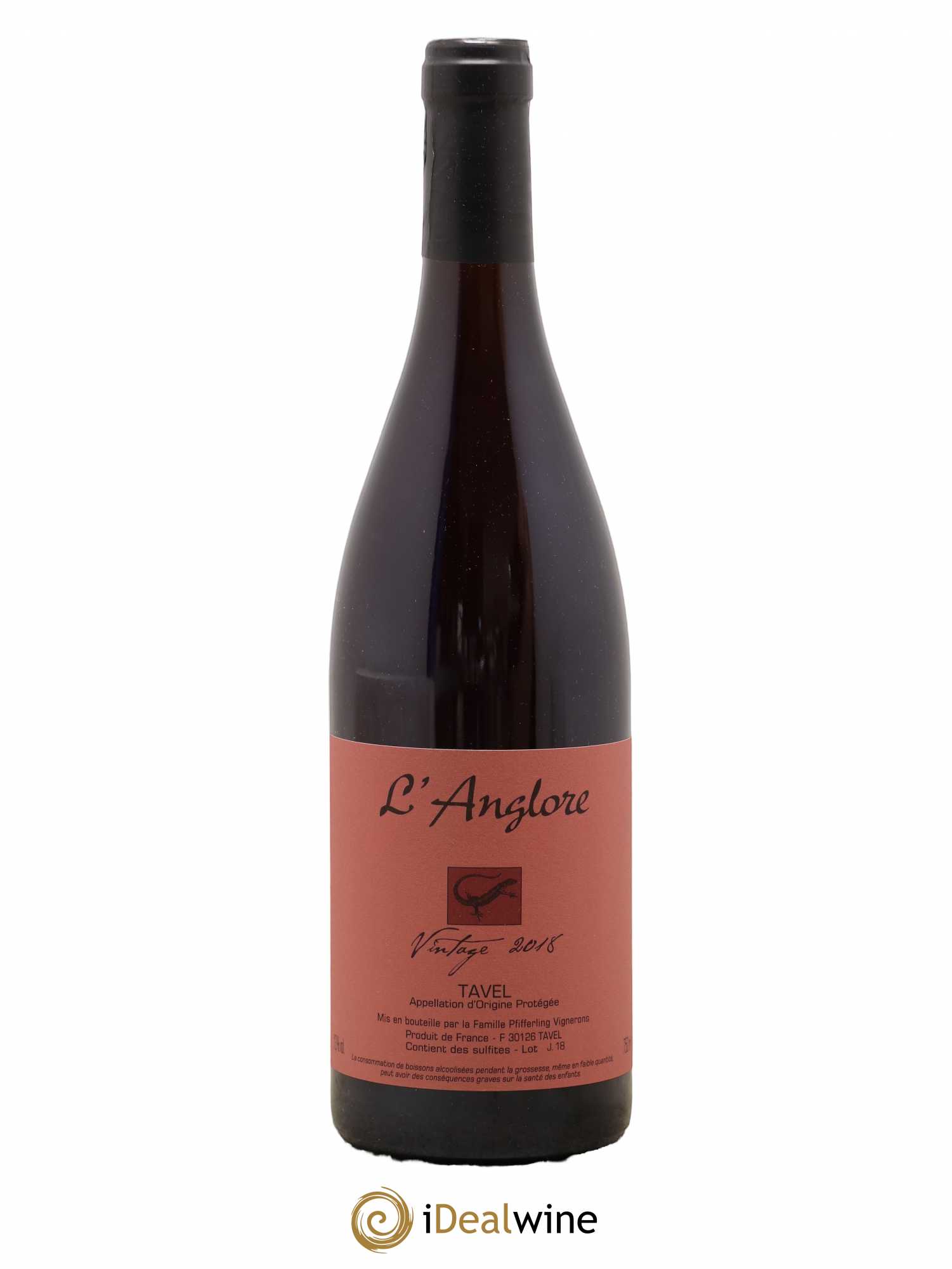 Tavel Vintage L'Anglore 2018 - Lot of 1 bottle - 0