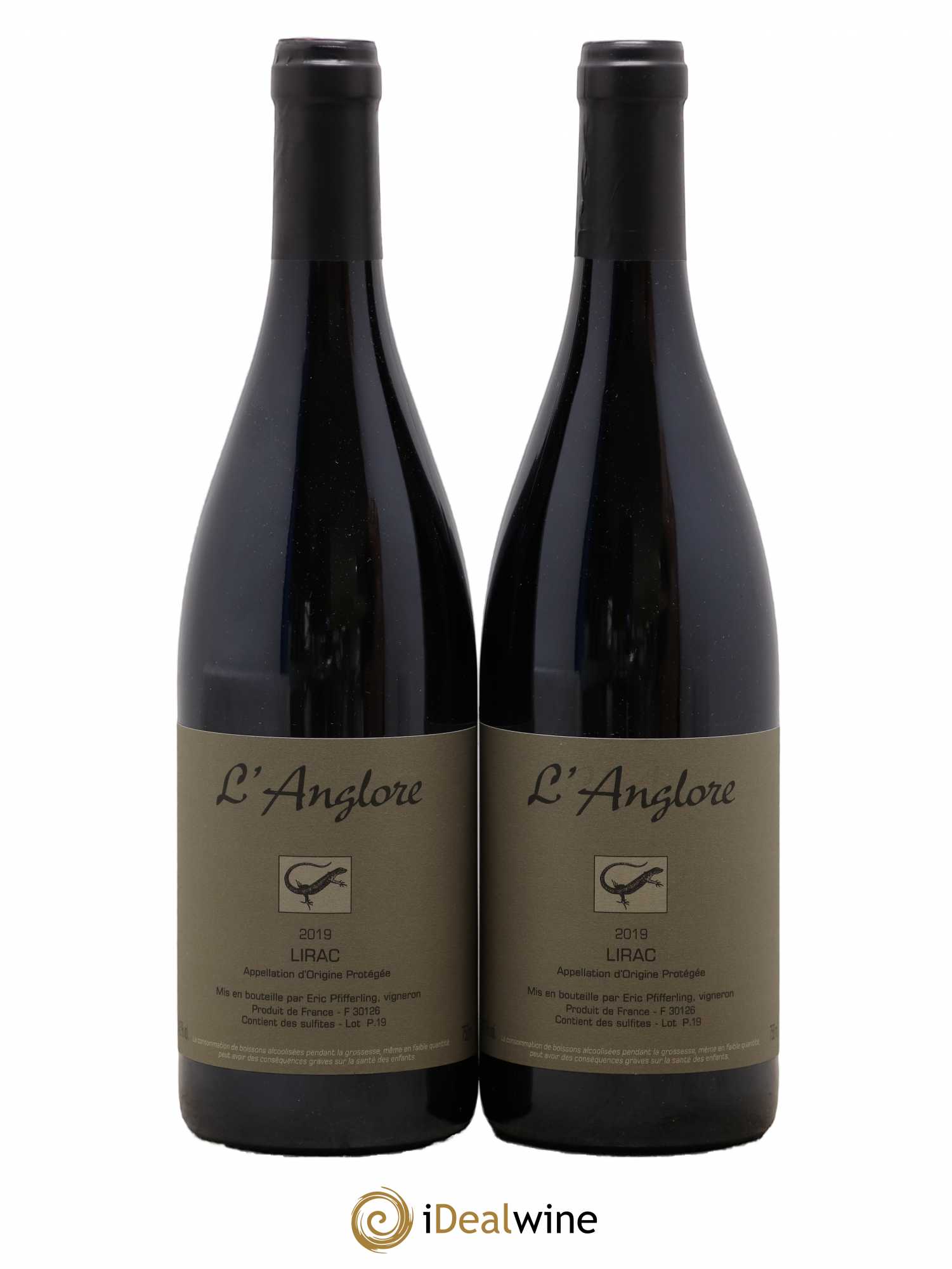 Lirac L'Anglore 2019 - Posten von 2 Flaschen - 0