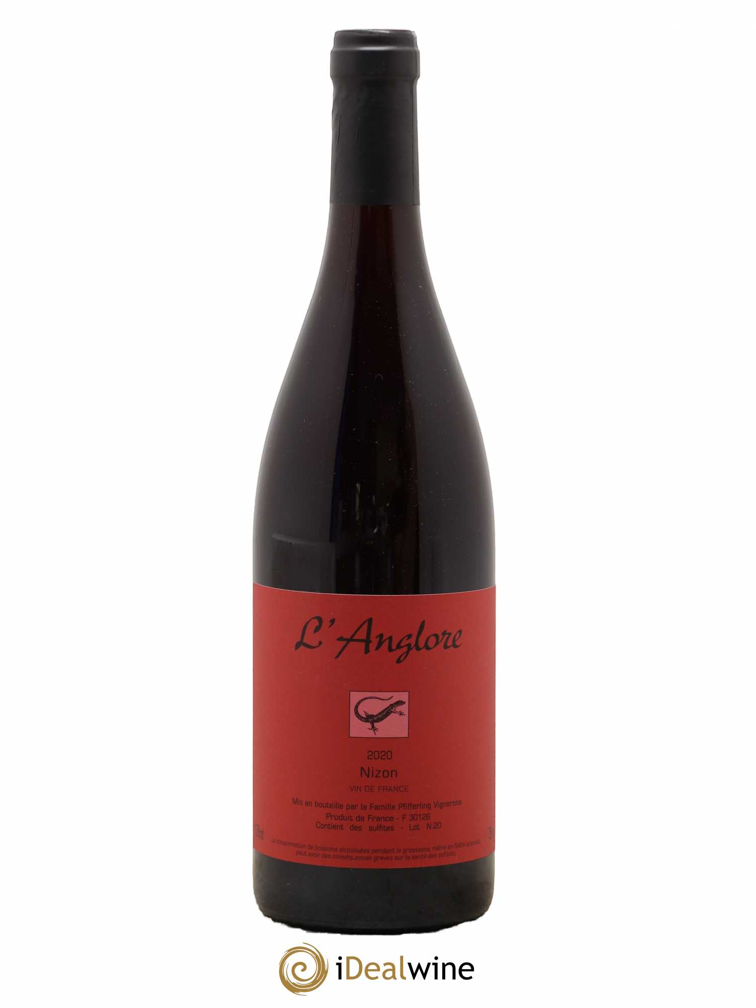 Vin de France Nizon L'Anglore 2020 - Lot de 1 bouteille - 0