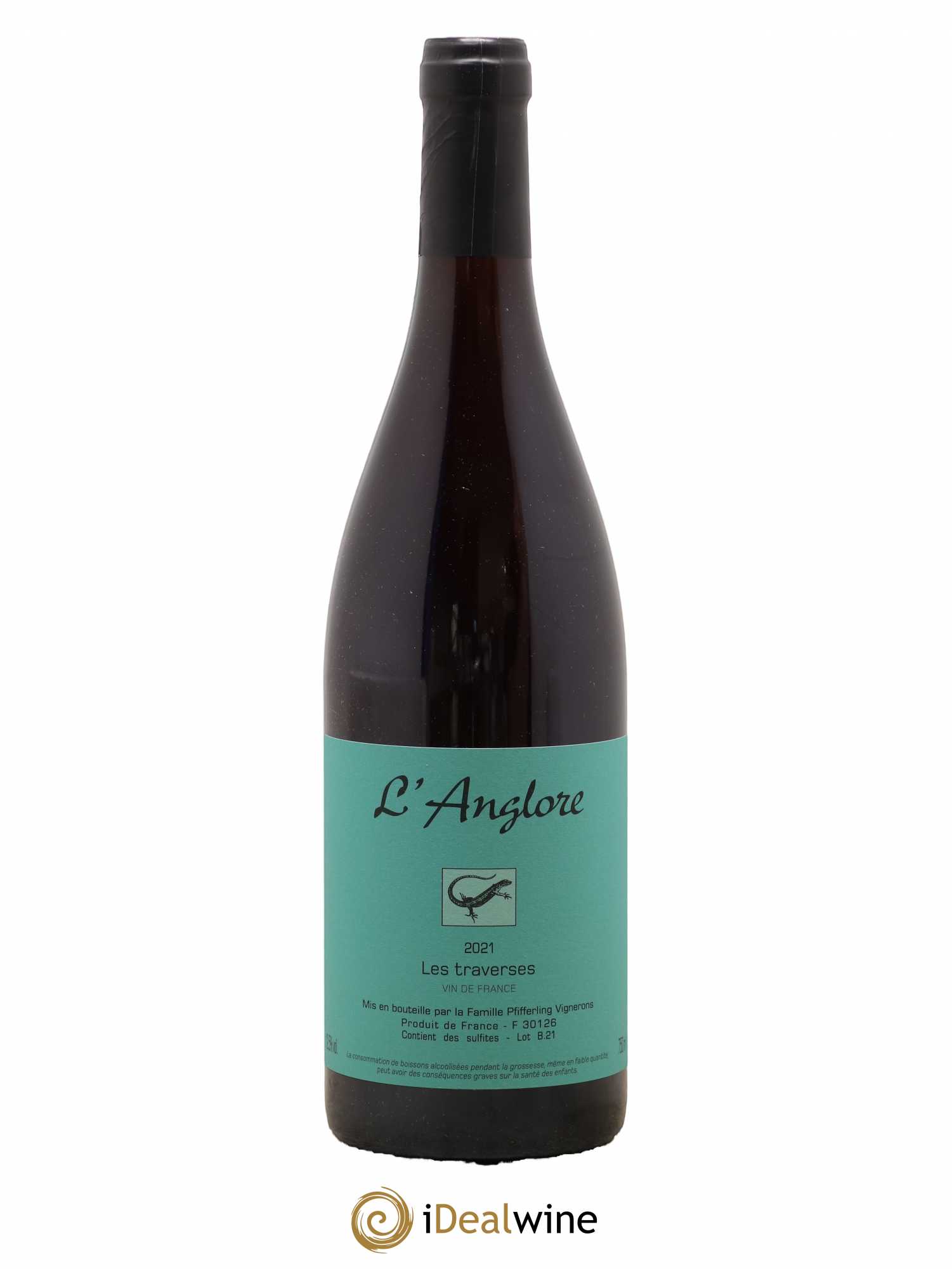 Vin de France Les Traverses L'Anglore 2021 - Lot of 1 bottle - 0