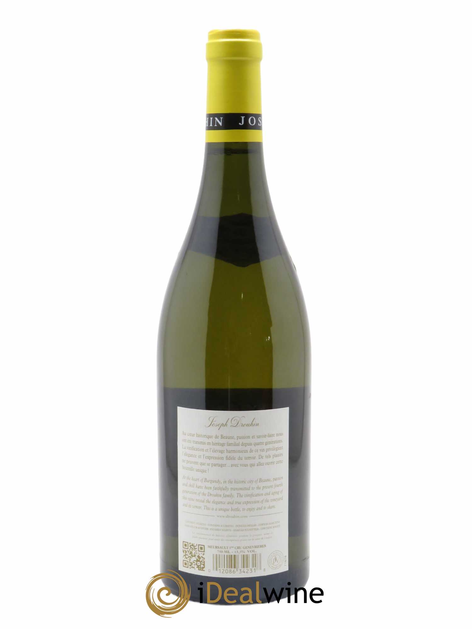 Meursault 1er Cru Les Genevrières Joseph Drouhin  2019 - Lot de 1 bouteille - 1