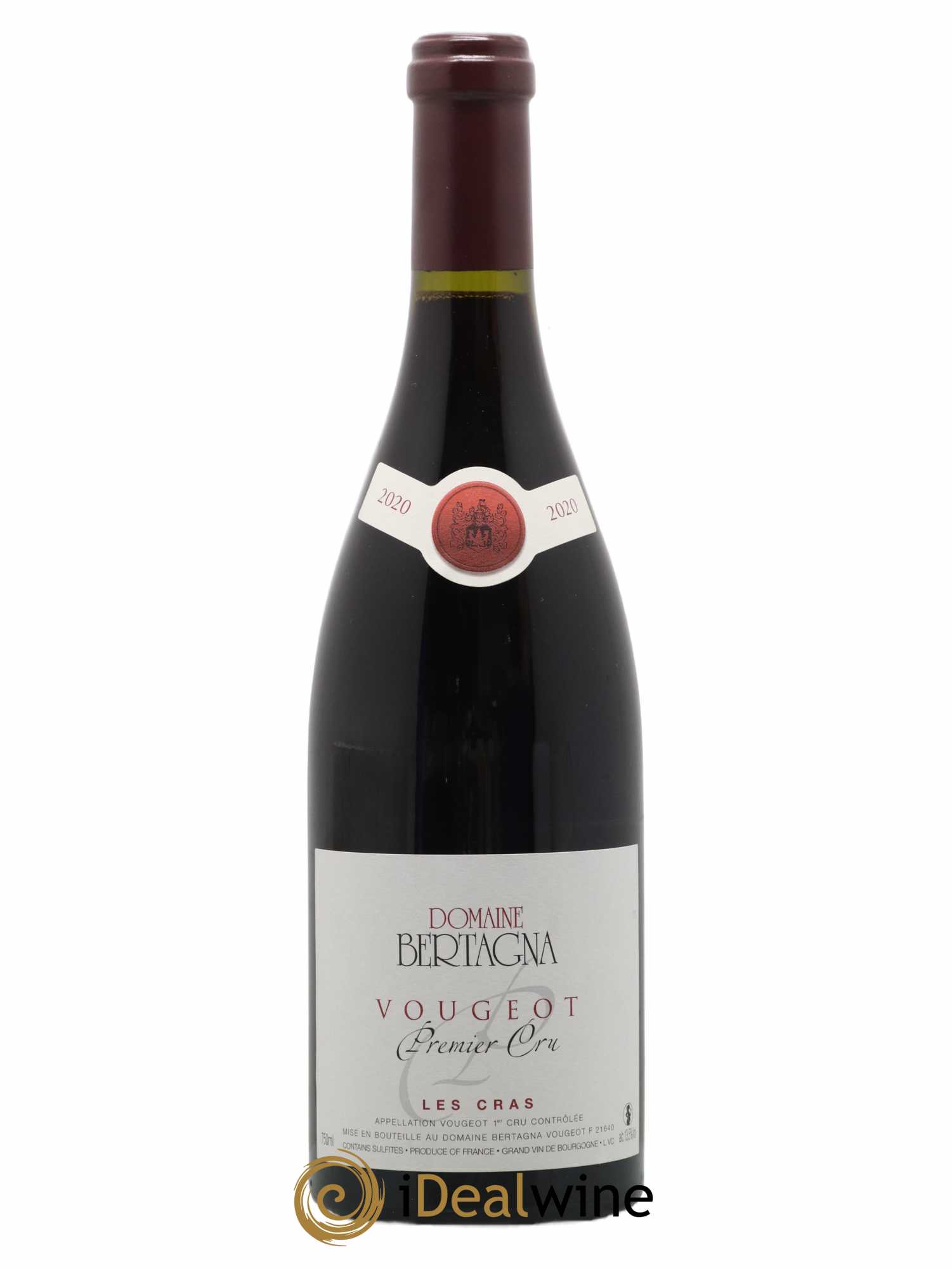Vougeot 1er Cru Les Cras Bertagna 2020 - Lot of 1 bottle - 0