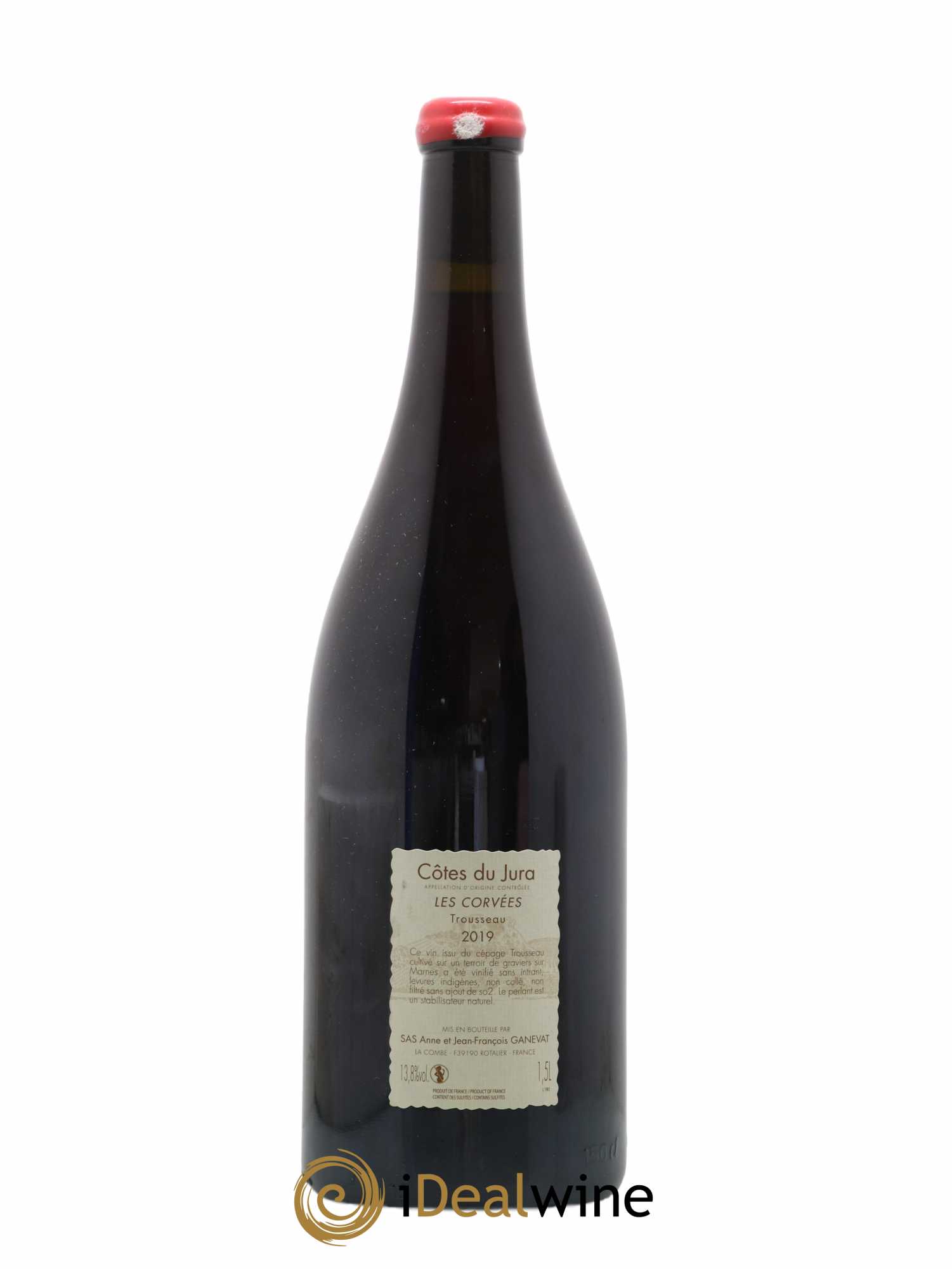 Côtes du Jura Trousseau Les Corvées Anne et Jean François Ganevat 2019 - Lot de 1 magnum - 1