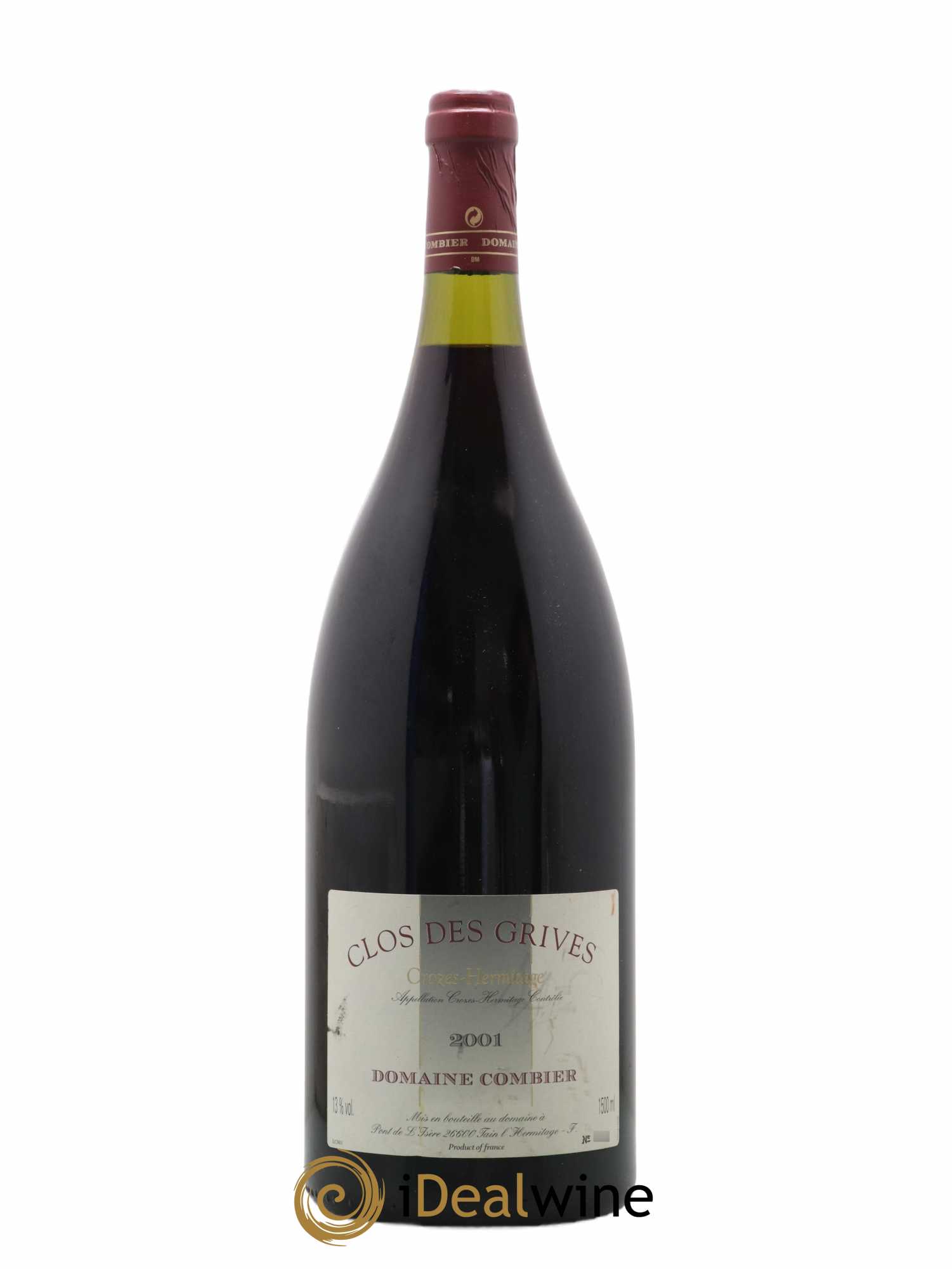 Crozes-Hermitage Clos des Grives Combier 2001 - Lot de 1 magnum - 0