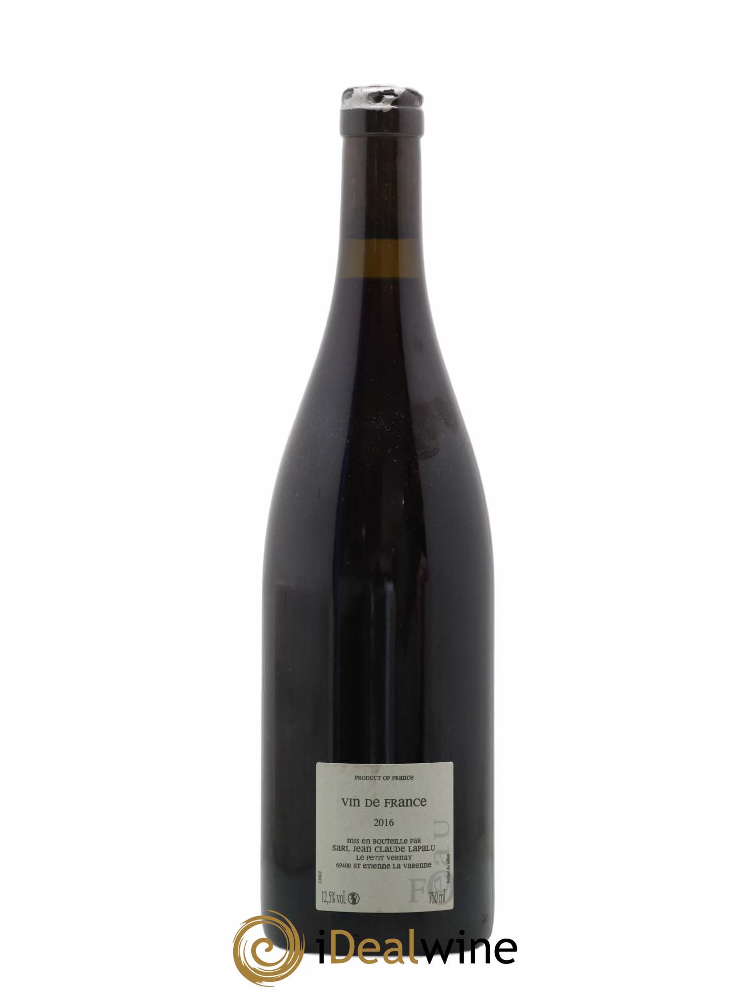 Vin de France Eau Forte Jean-Claude Lapalu 2016 - Lot de 1 bouteille - 1