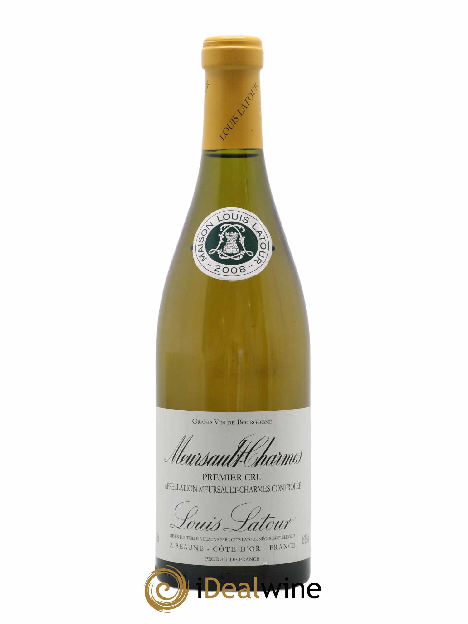 Meursault 1er Cru Charmes Louis Latour 2008 - Lot de 1 bouteille - 0
