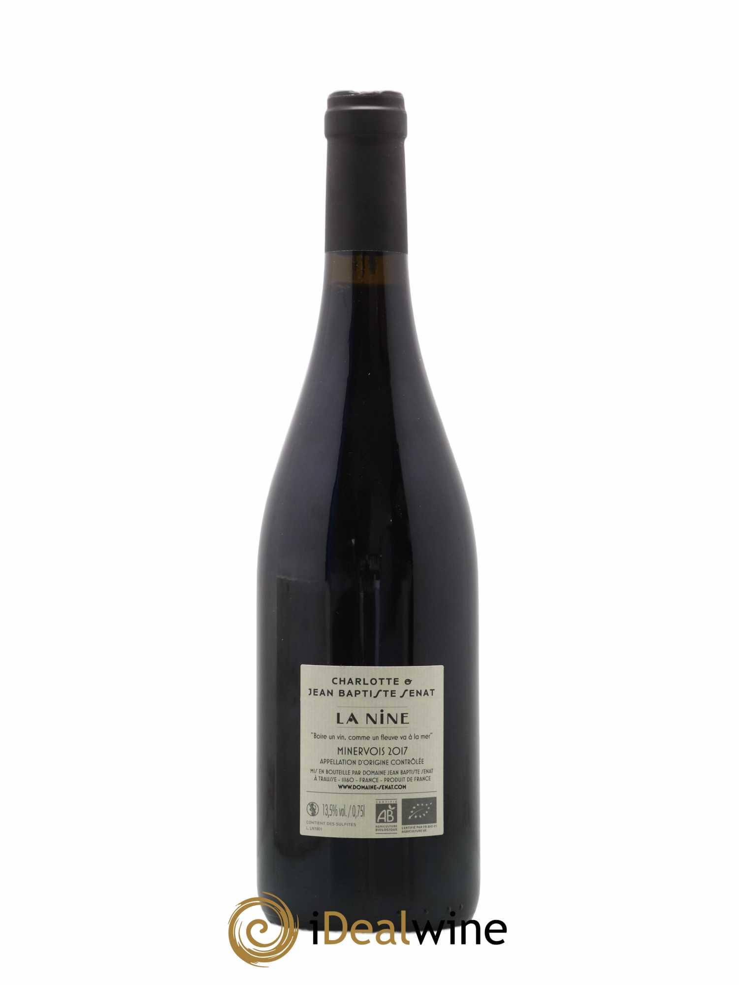 Minervois La Nine Jean-Baptiste Sénat 2017 - Lot de 1 bouteille - 1