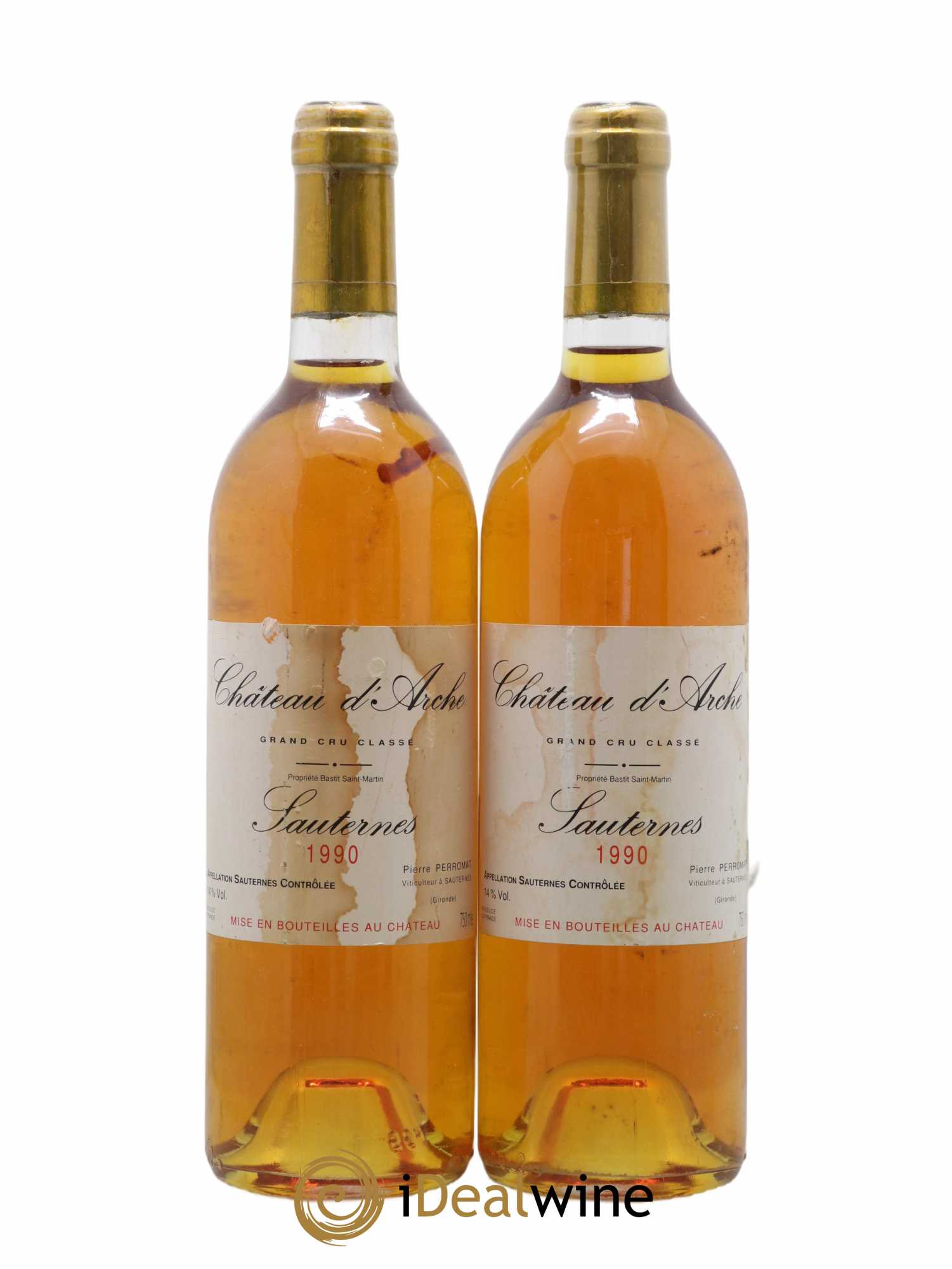 Château d' Arche 2ème Grand Cru Classé 1990 - Lotto di 2 bottiglie - 0