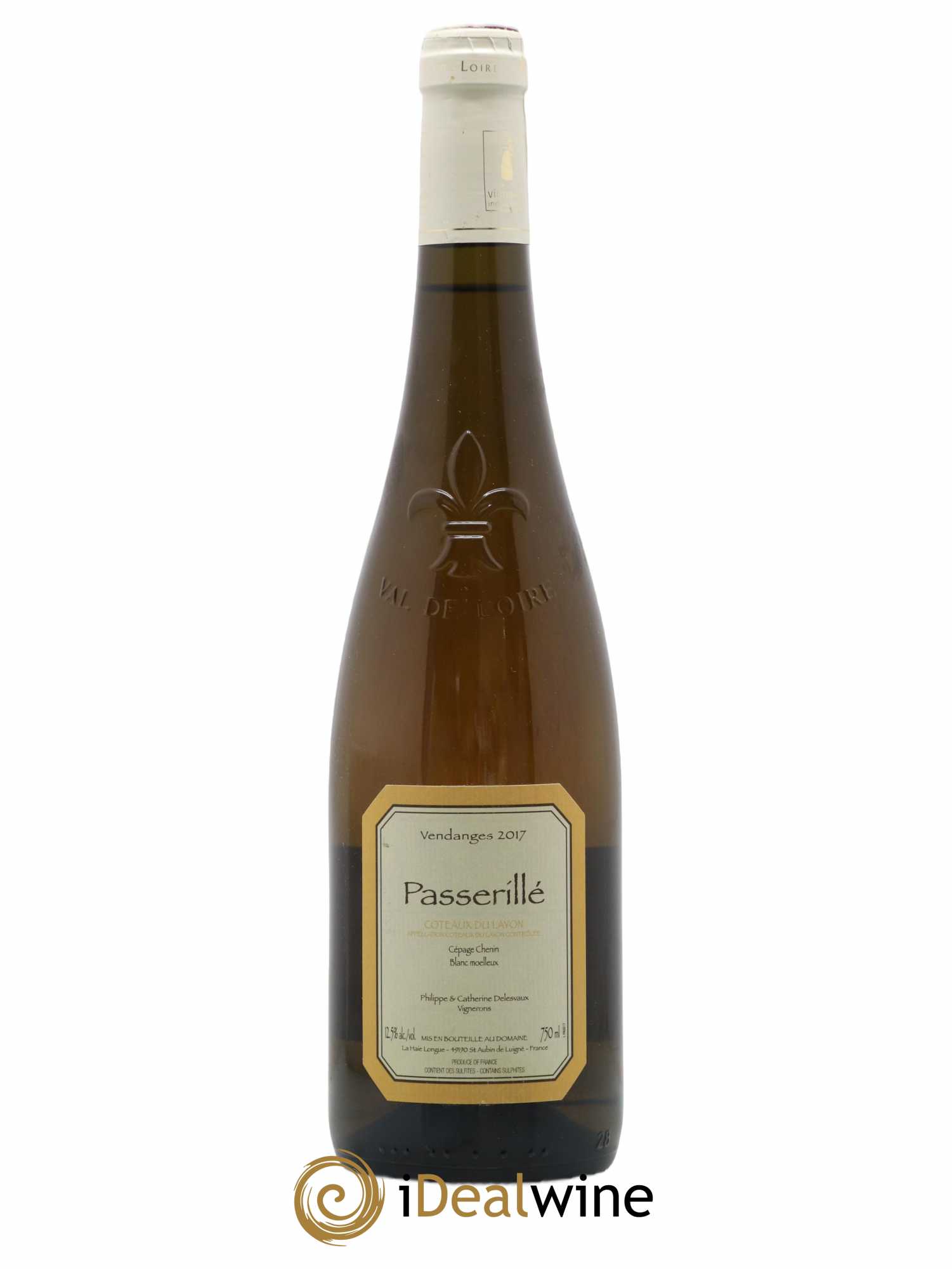 Coteaux du Layon Passerillé Philippe et Catherine Delesvaux 2017 - Lotto di 1 bottiglia - 0