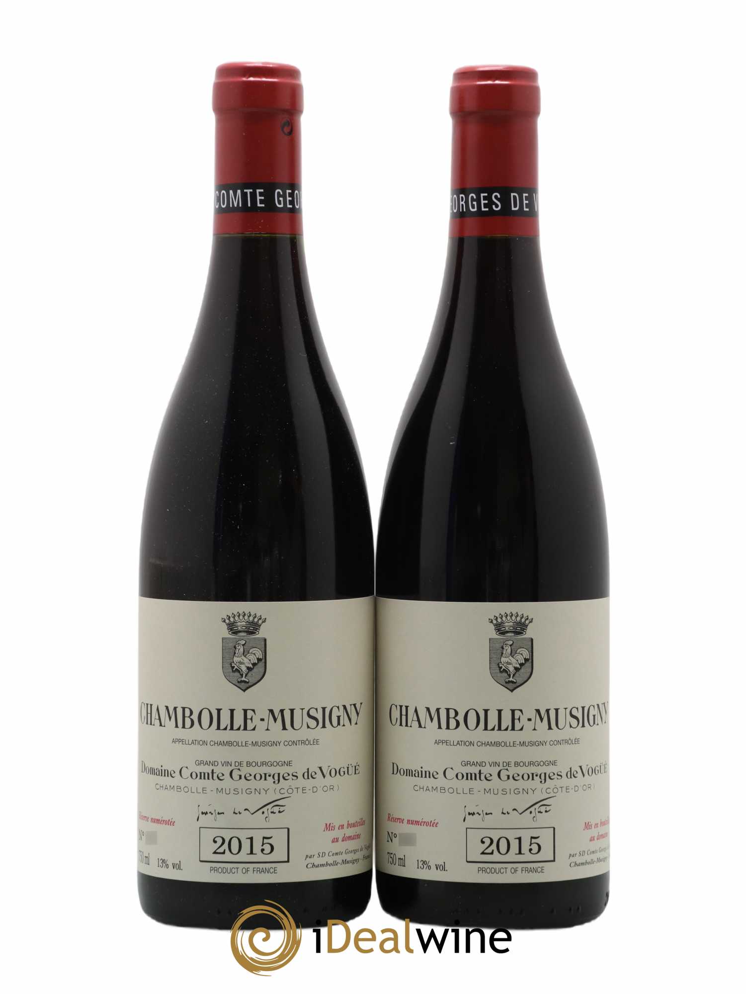 Chambolle-Musigny Comte Georges de Vogüé 2015 - Lot de 2 bouteilles - 0