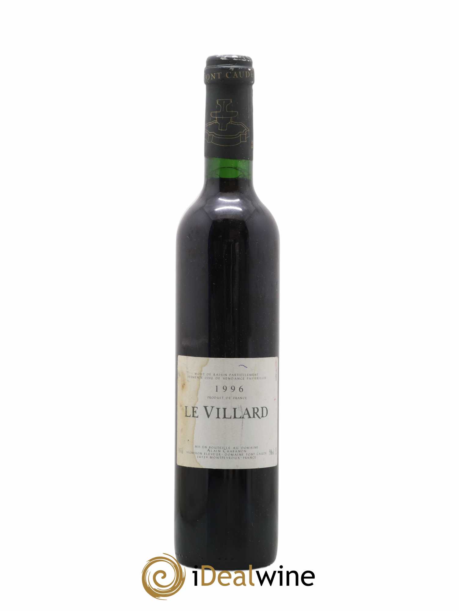 Vin de France Le Villard Alain Chabanon 50cl 1996 - Posten von 1 Flasche - 0