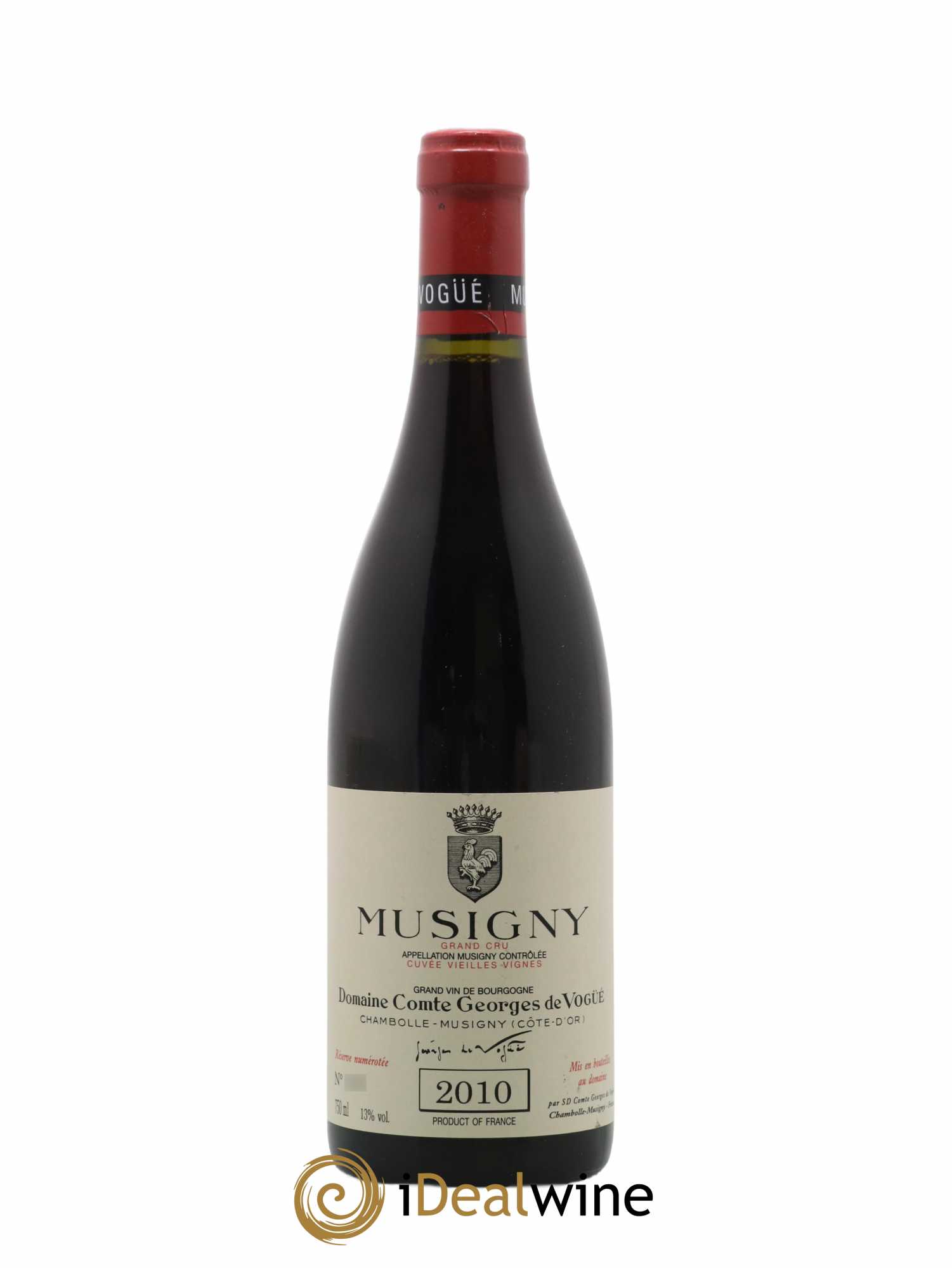 Musigny Grand Cru Cuvée Vieilles Vignes Comte Georges de Vogüé 2010 - Lot de 1 bouteille - 0