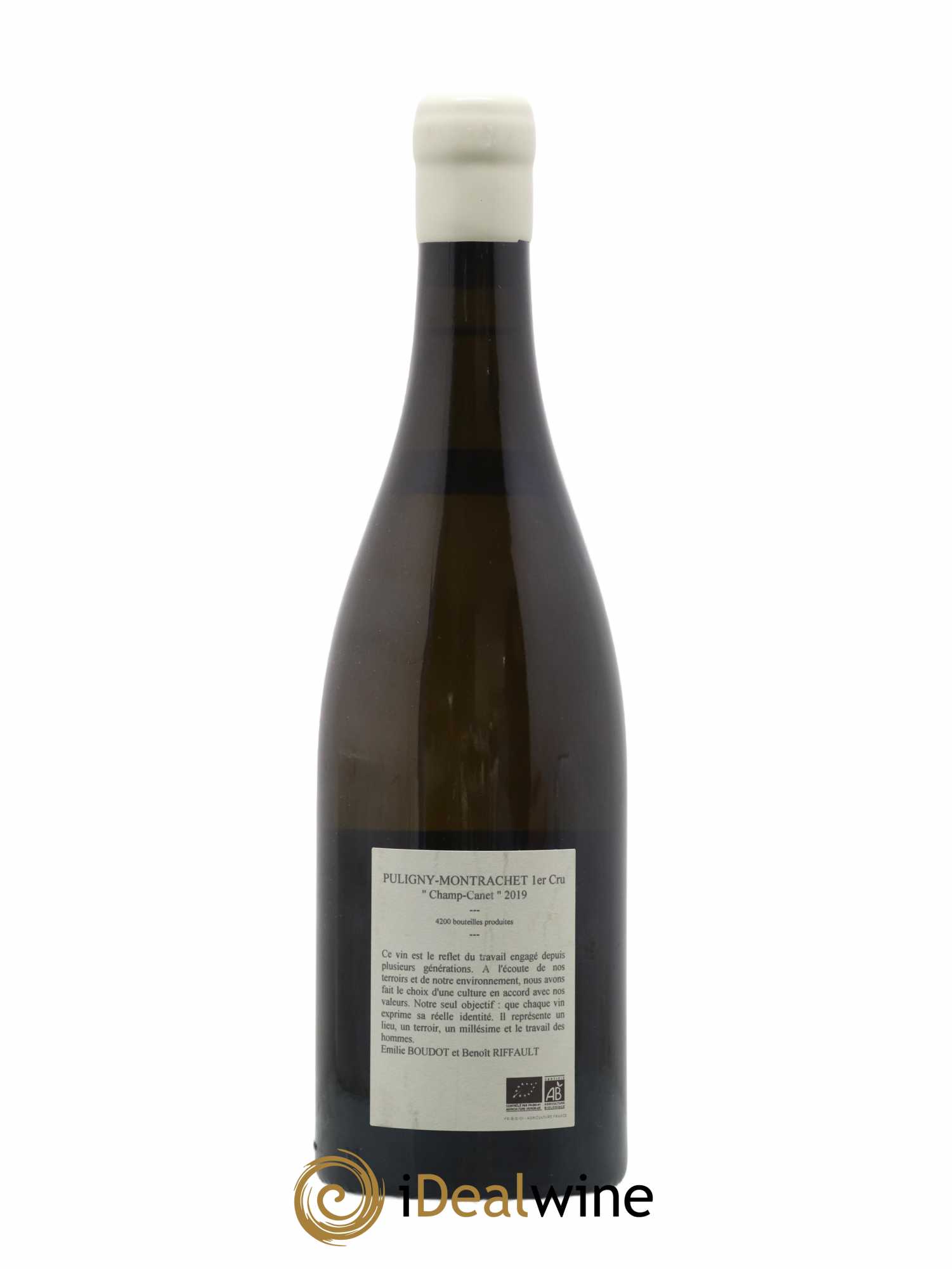 Puligny-Montrachet 1er Cru Champ Canet Etienne Sauzet 2019 - Lot of 1 bottle - 1