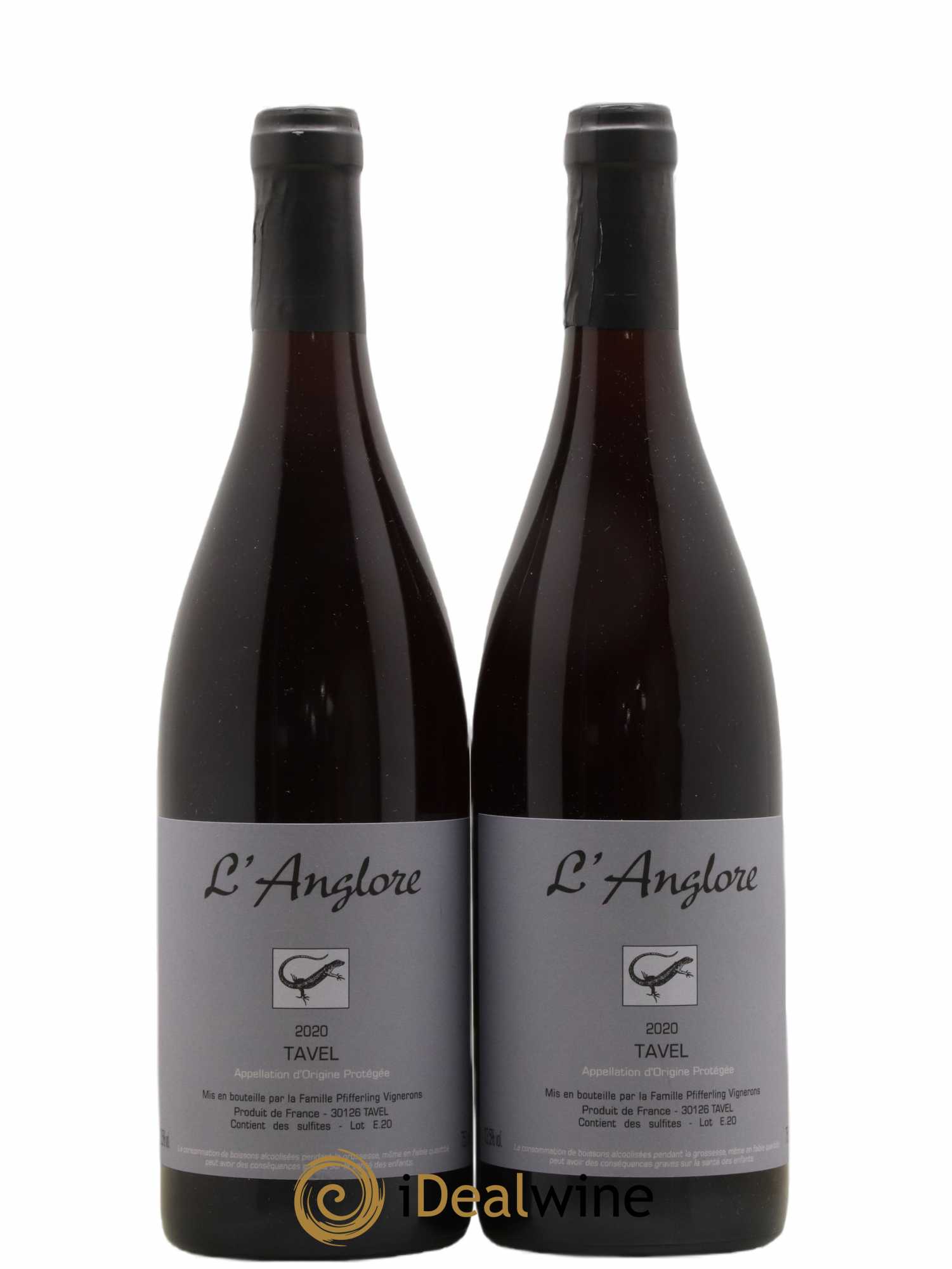 Tavel L'Anglore 2020 - Lot of 2 bottles - 0