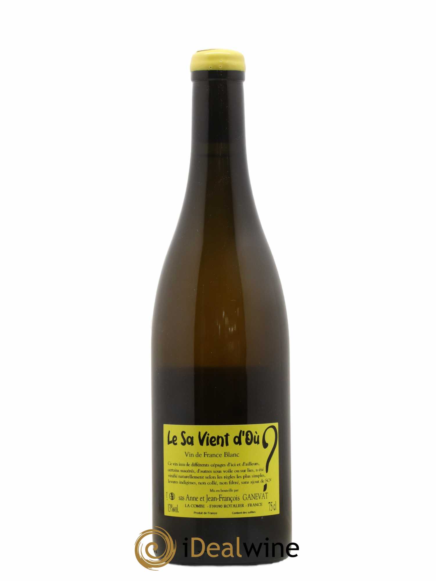 Vin de France Le Sa Vient d'Ou Anne et Jean François Ganevat 2016 - Lot of 1 bottle - 1