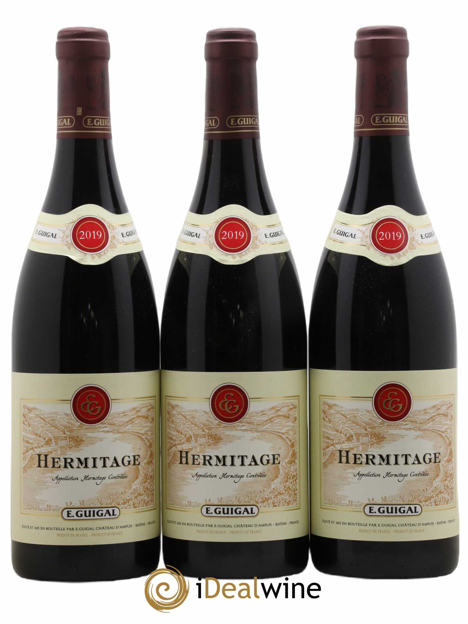 Hermitage Guigal  2019 - Lot of 3 bottles - 0